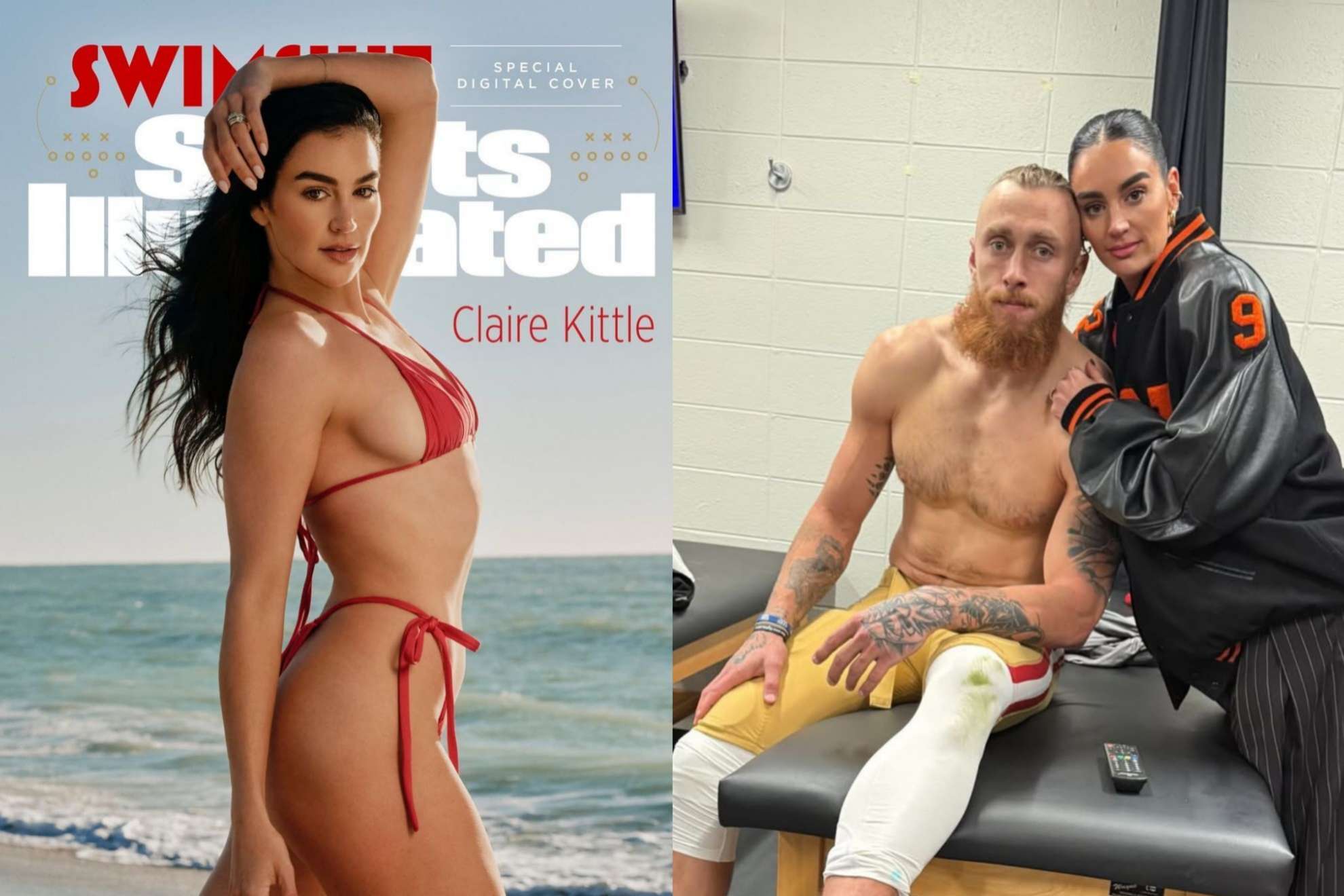 Claire Kittle and George Kittle