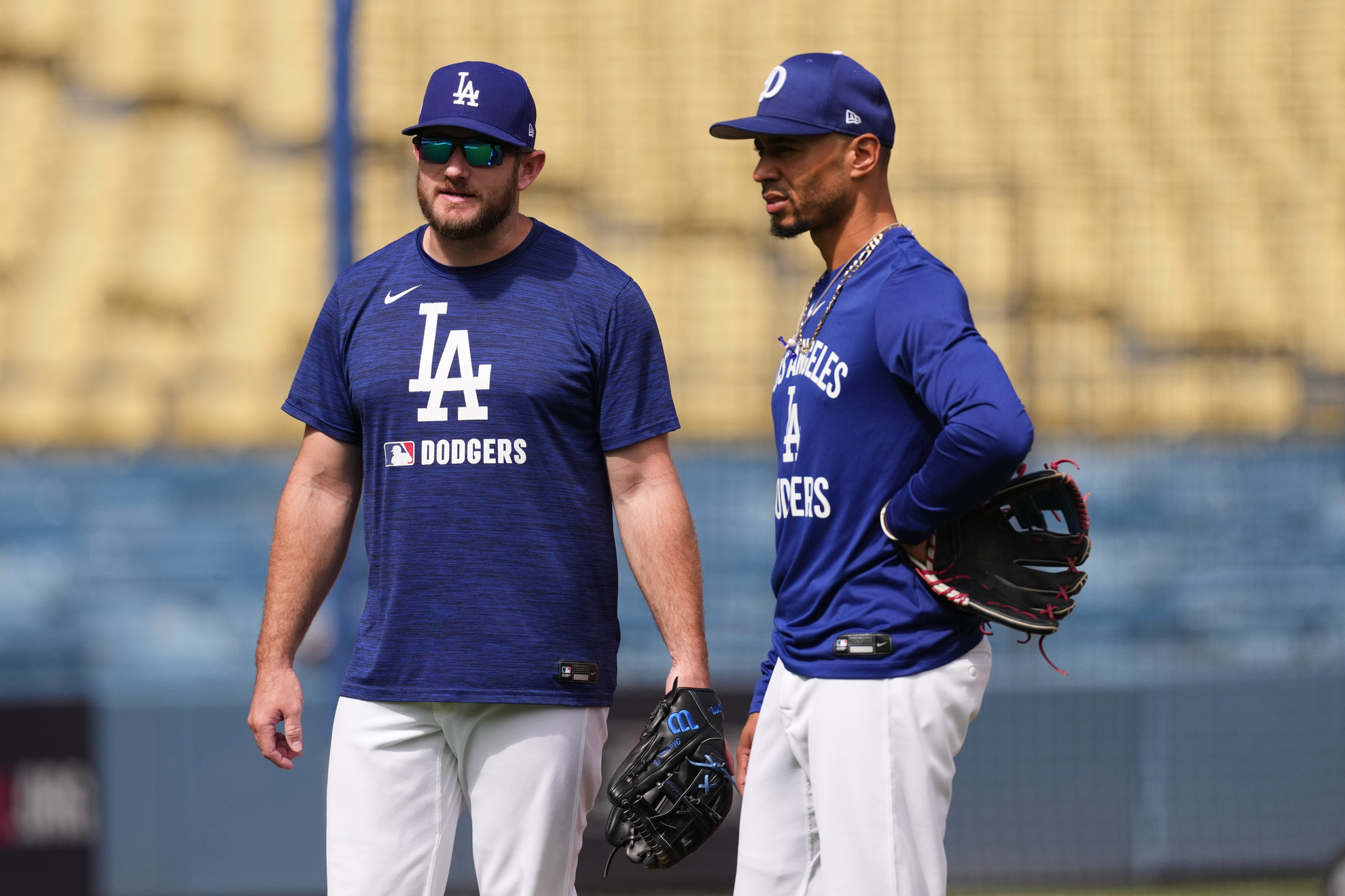 Max Muncy and Mookie Betts