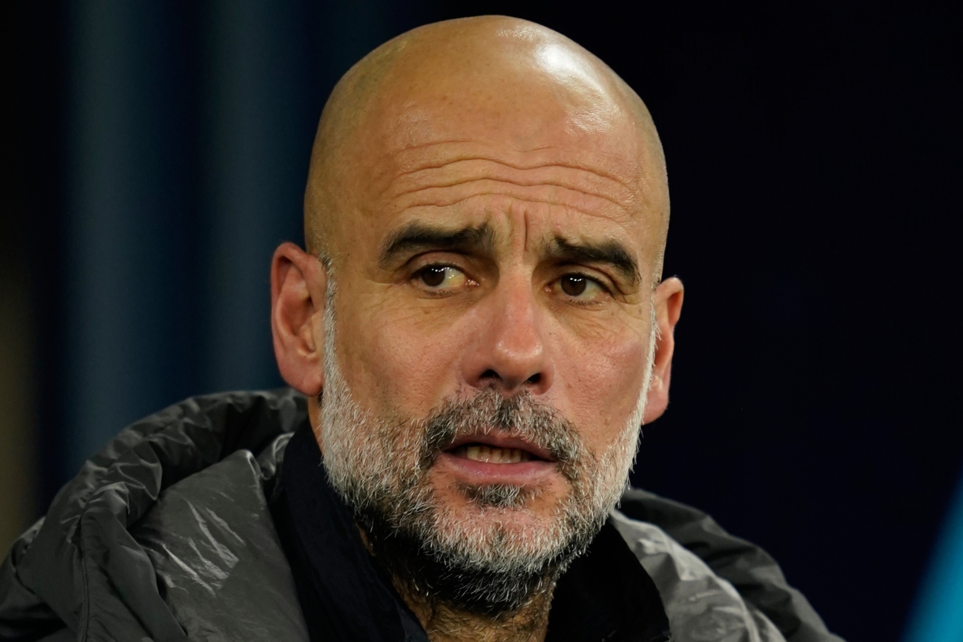 Manchester Citys head coach Pep Guardiola.