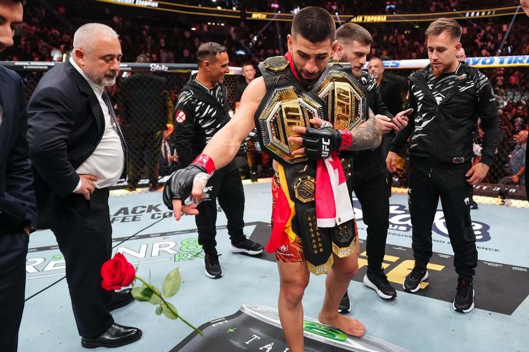 Ilia Topuria, doble campe�n de la UFC.