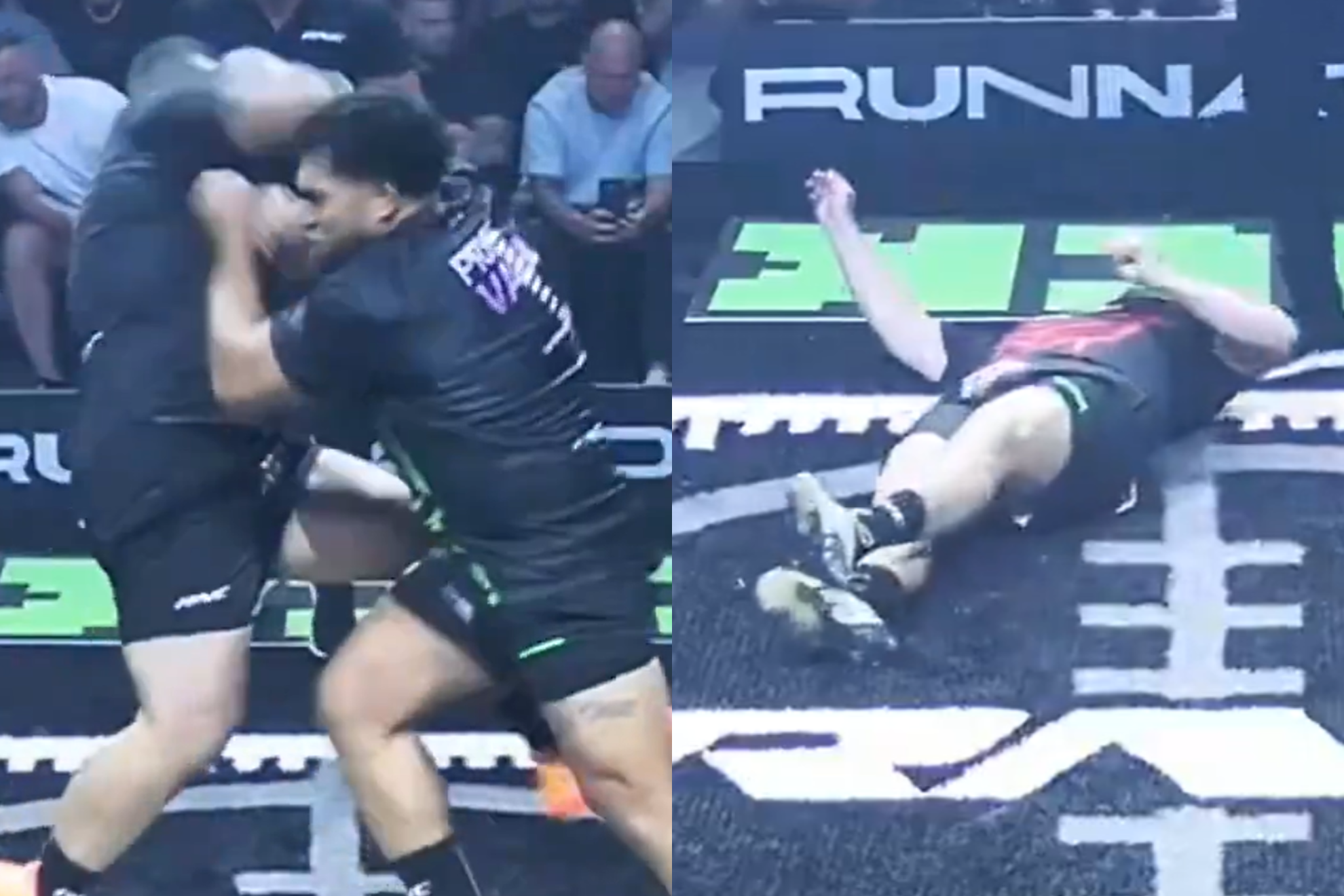 Clips from a compilation video of Run Nation Championship events.