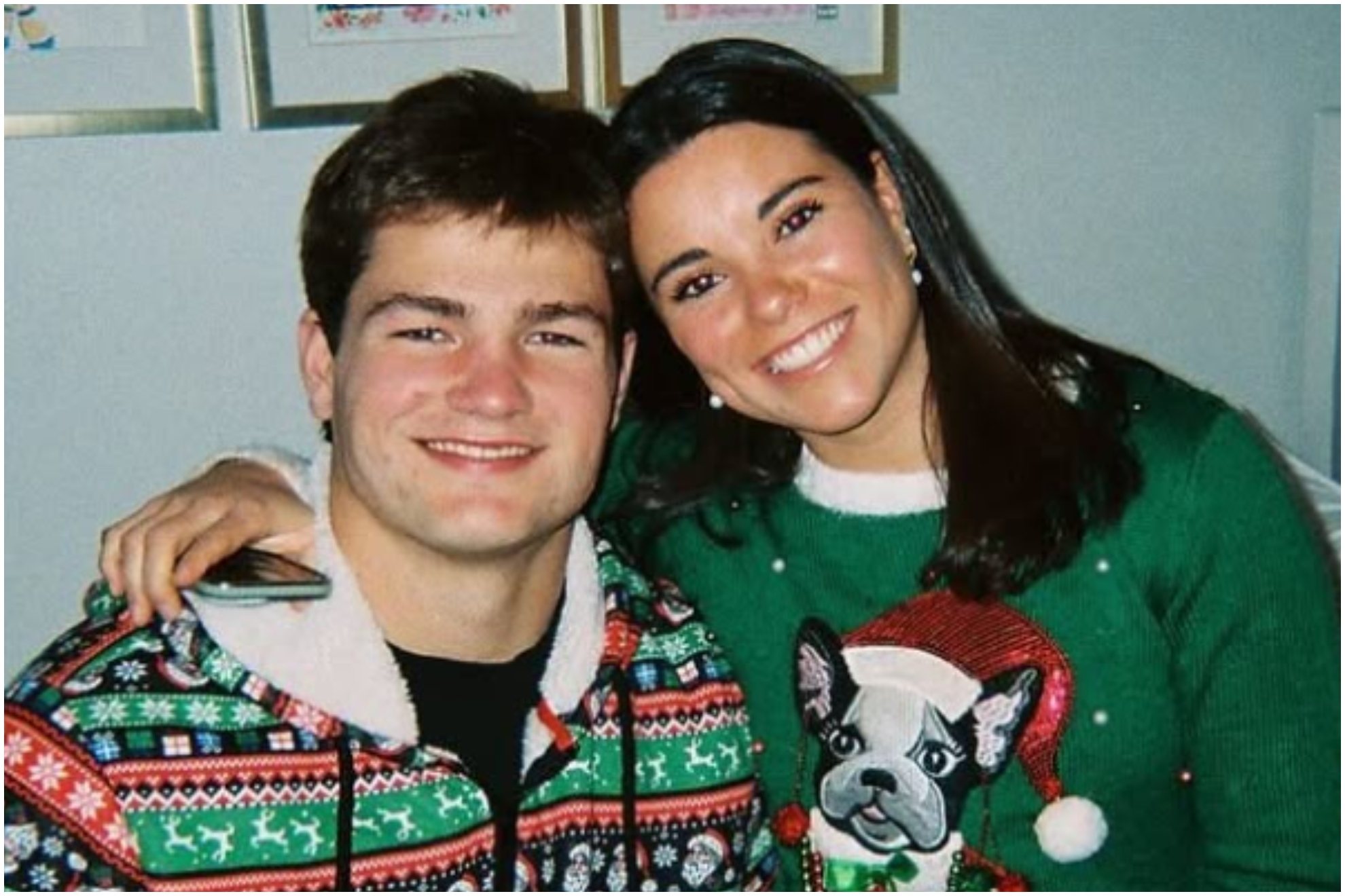 Drake Maye and his wife Ann Michael H Maye