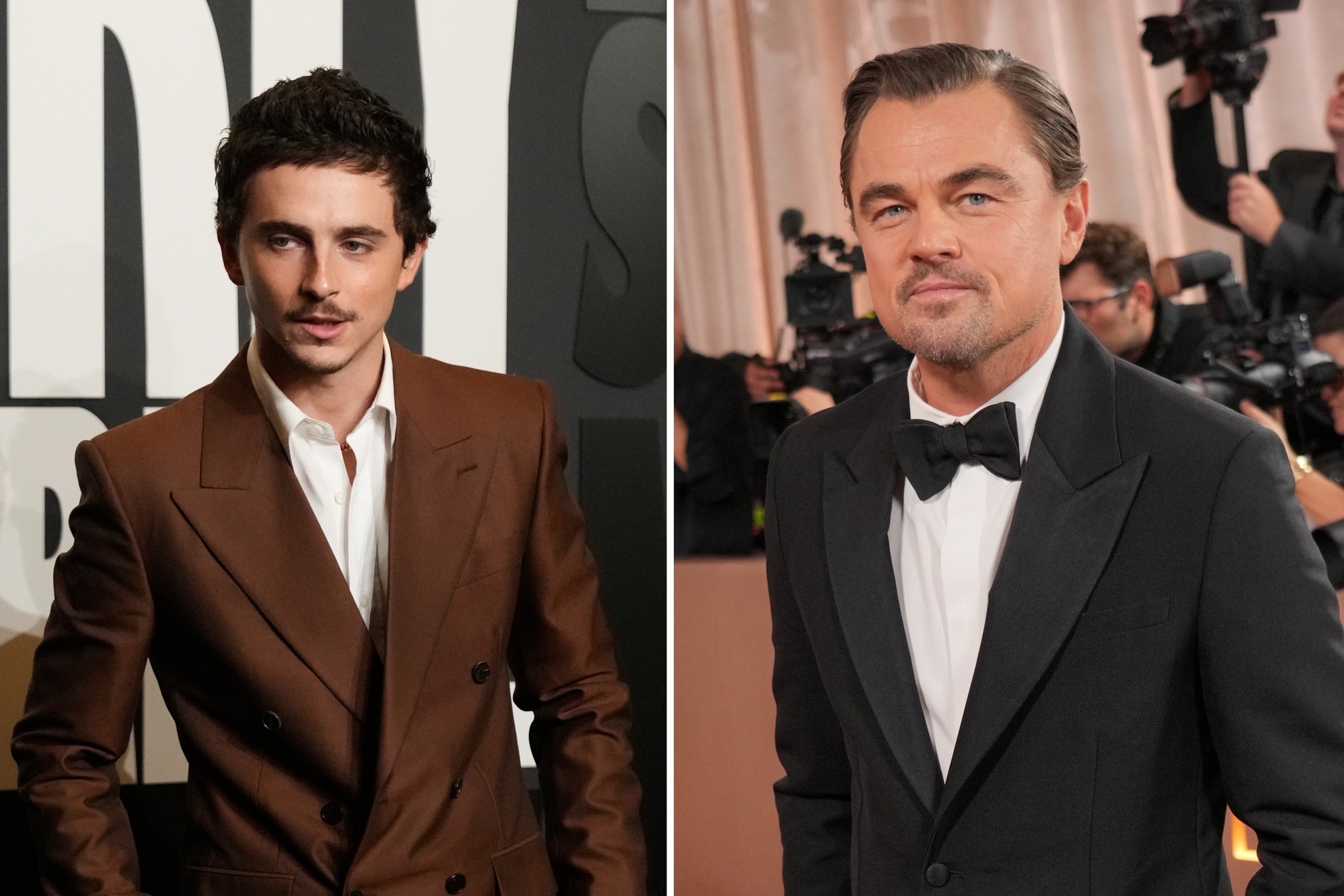 Leonardo DiCaprio and Timothee Chalamet