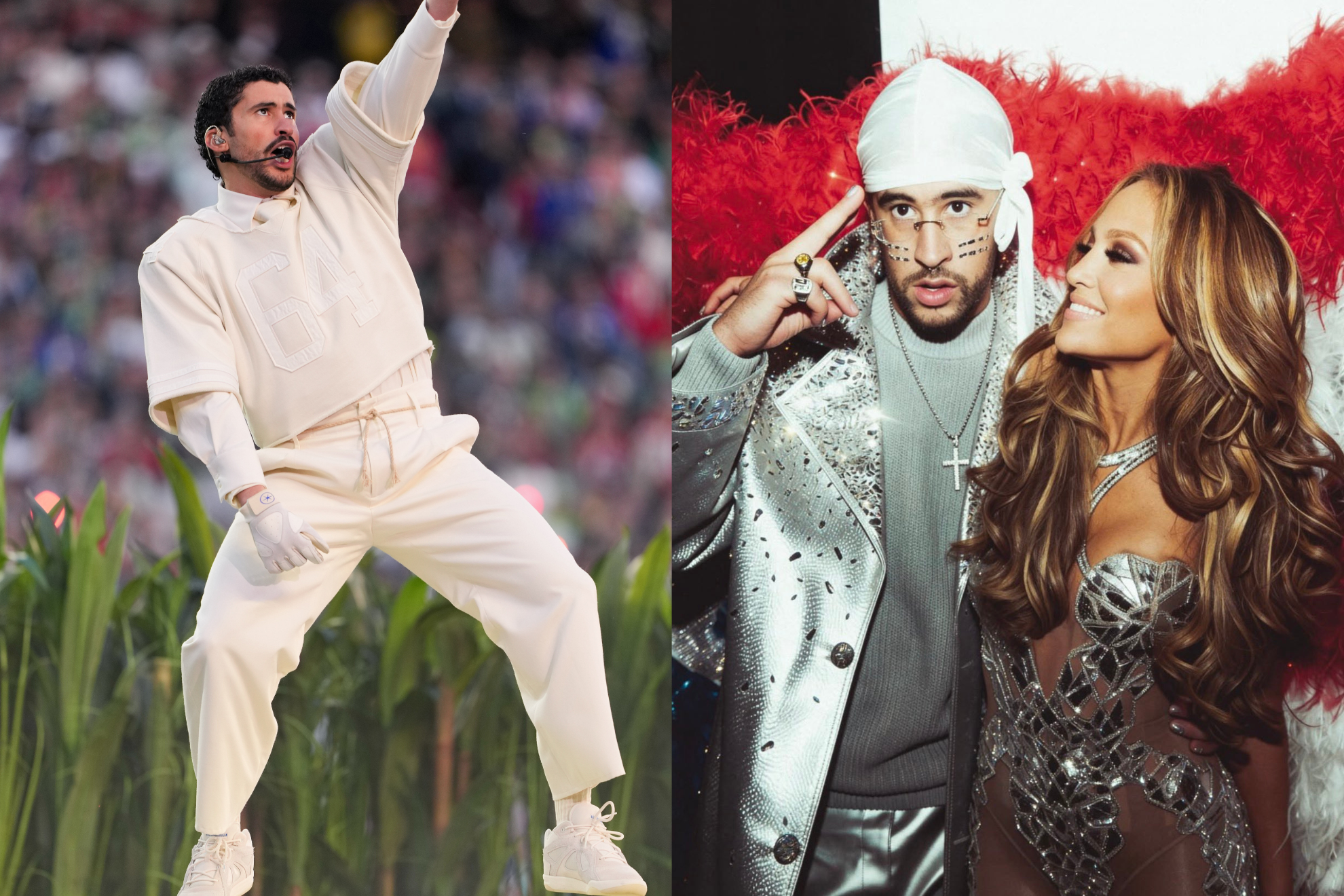Bad Bunny and Jennifer Lopez have a history in Super Bowl halftime show events.