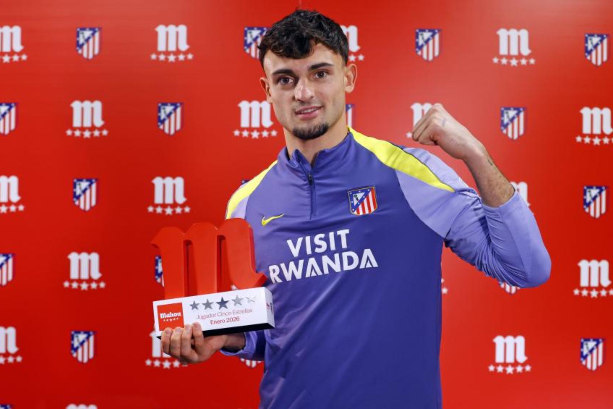 Pubill recoge el premio.