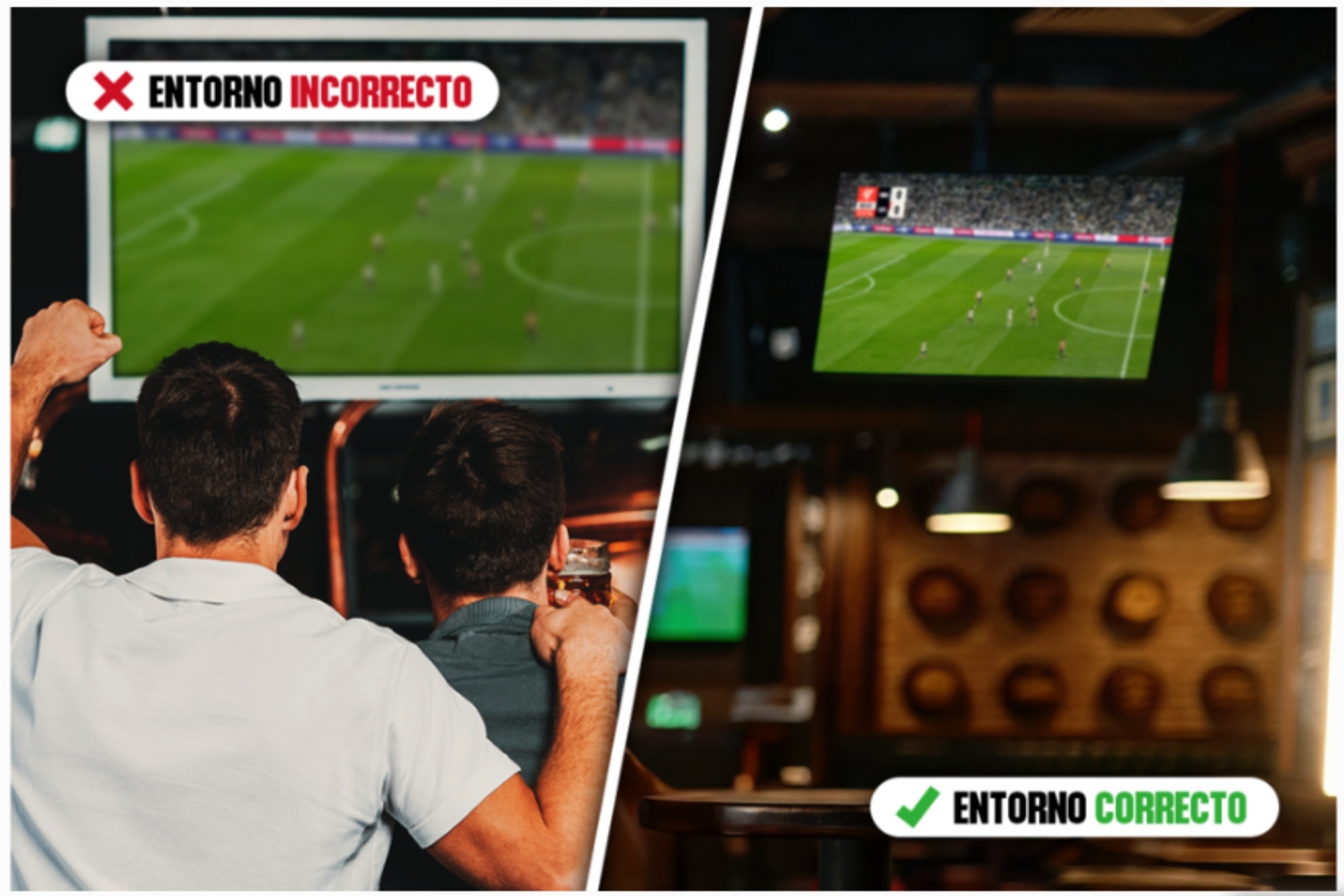 Los emails que envía LaLiga para que los usuarios denuncien a los bares que emiten el fútbol de forma pirata