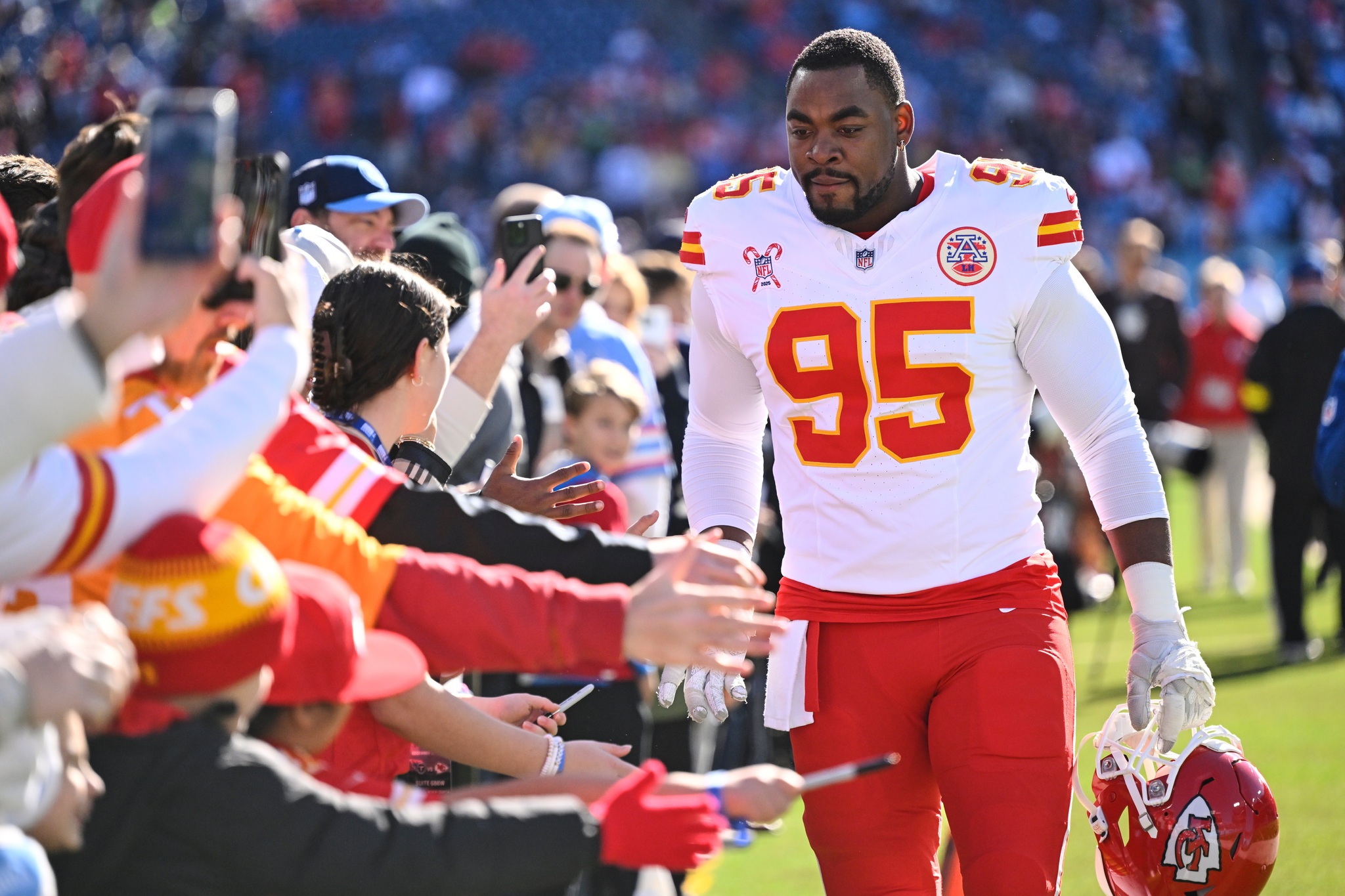 Chris Jones with Kansas City.