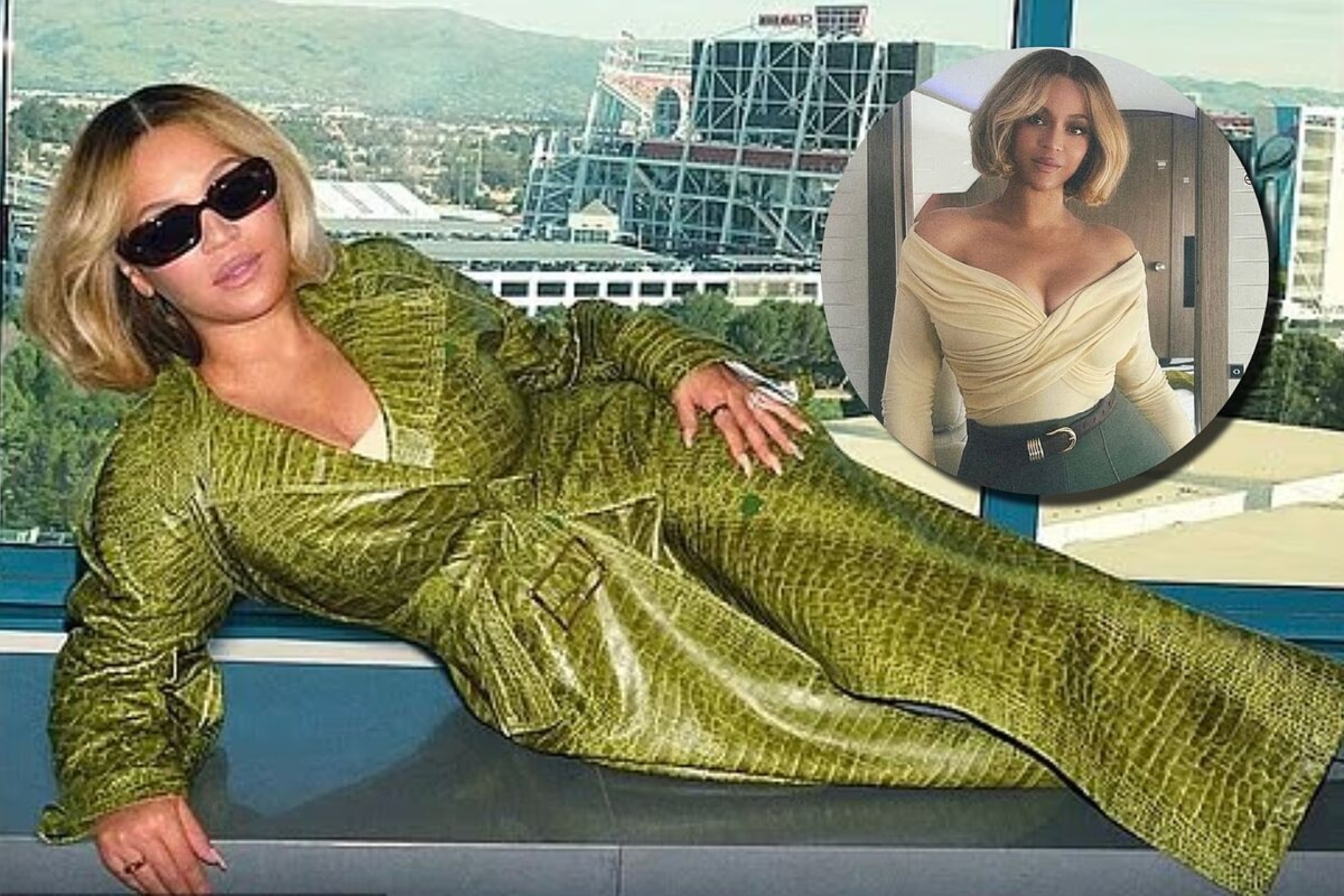 Beyonce shows off her new radical makeover after the Super Bowl