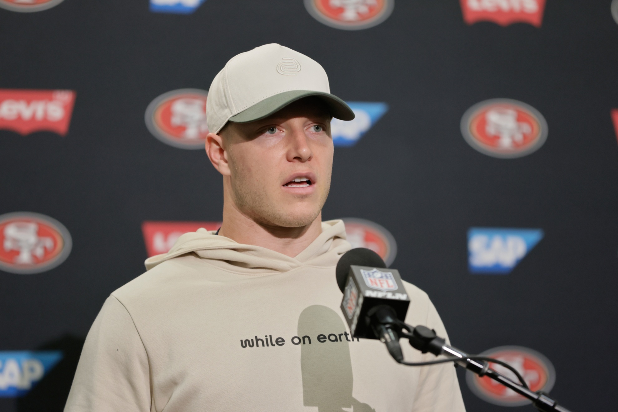 Christian McCaffrey dismissed 49ers injury conspiracy tied to electrical substation.