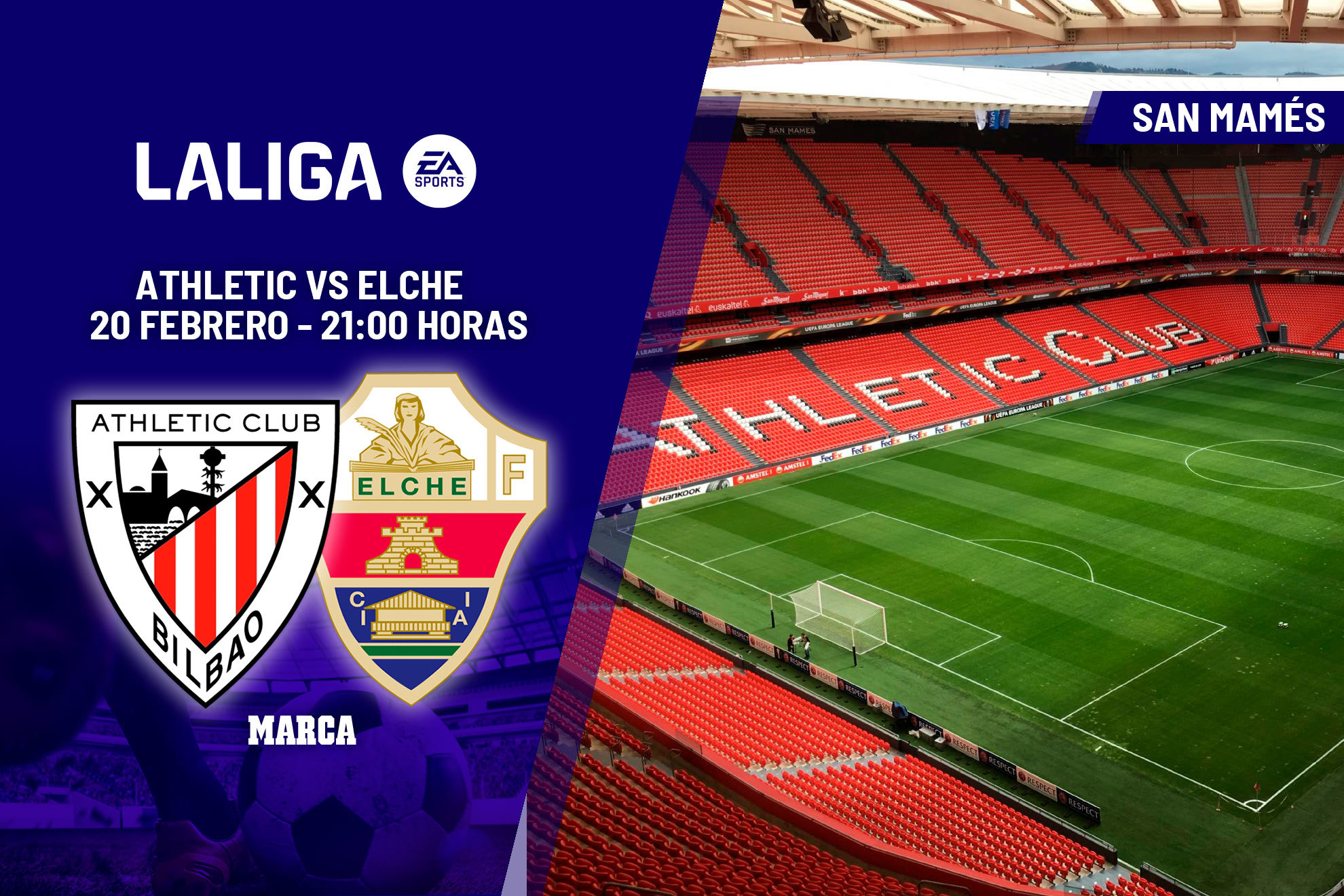 Athletic – Elche live