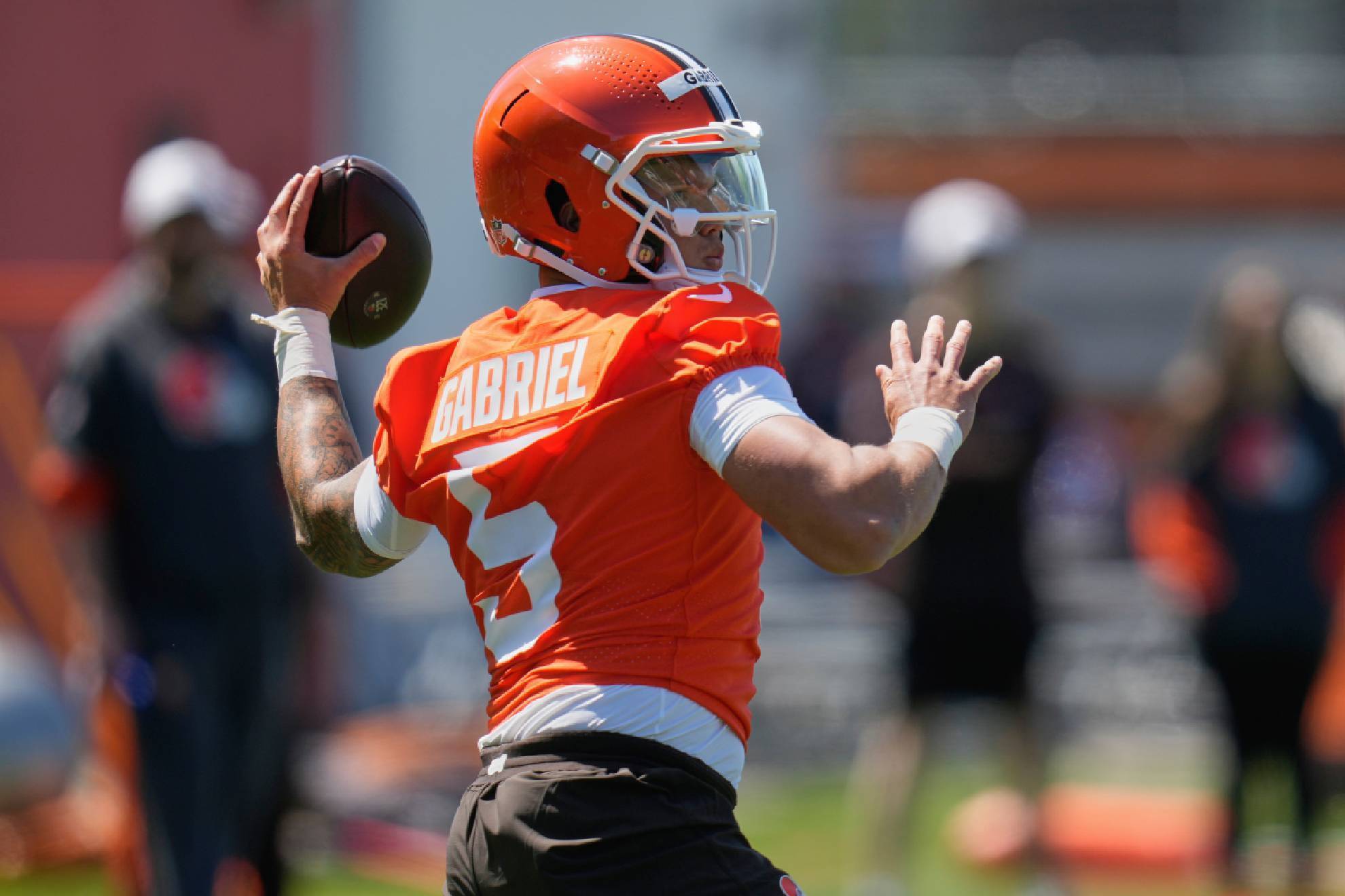 Cleveland Browns quarterback Dillon Gabriel is unlikely to be in contention for the QB1 spot