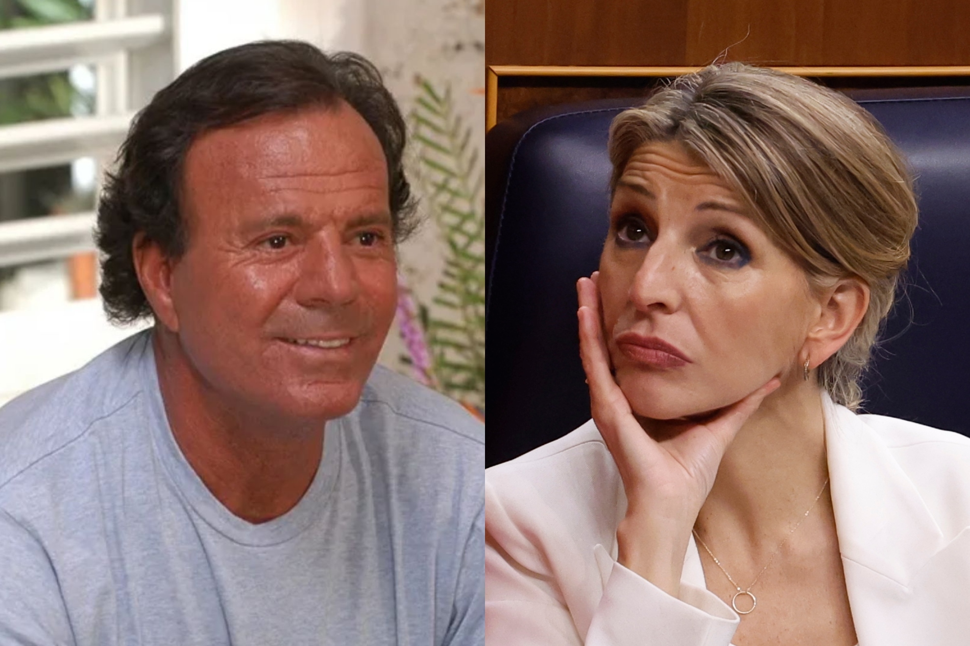 Julio Iglesias demanda a Yolanda Díaz y le reclama 50.000 euros por vulnerar su honor