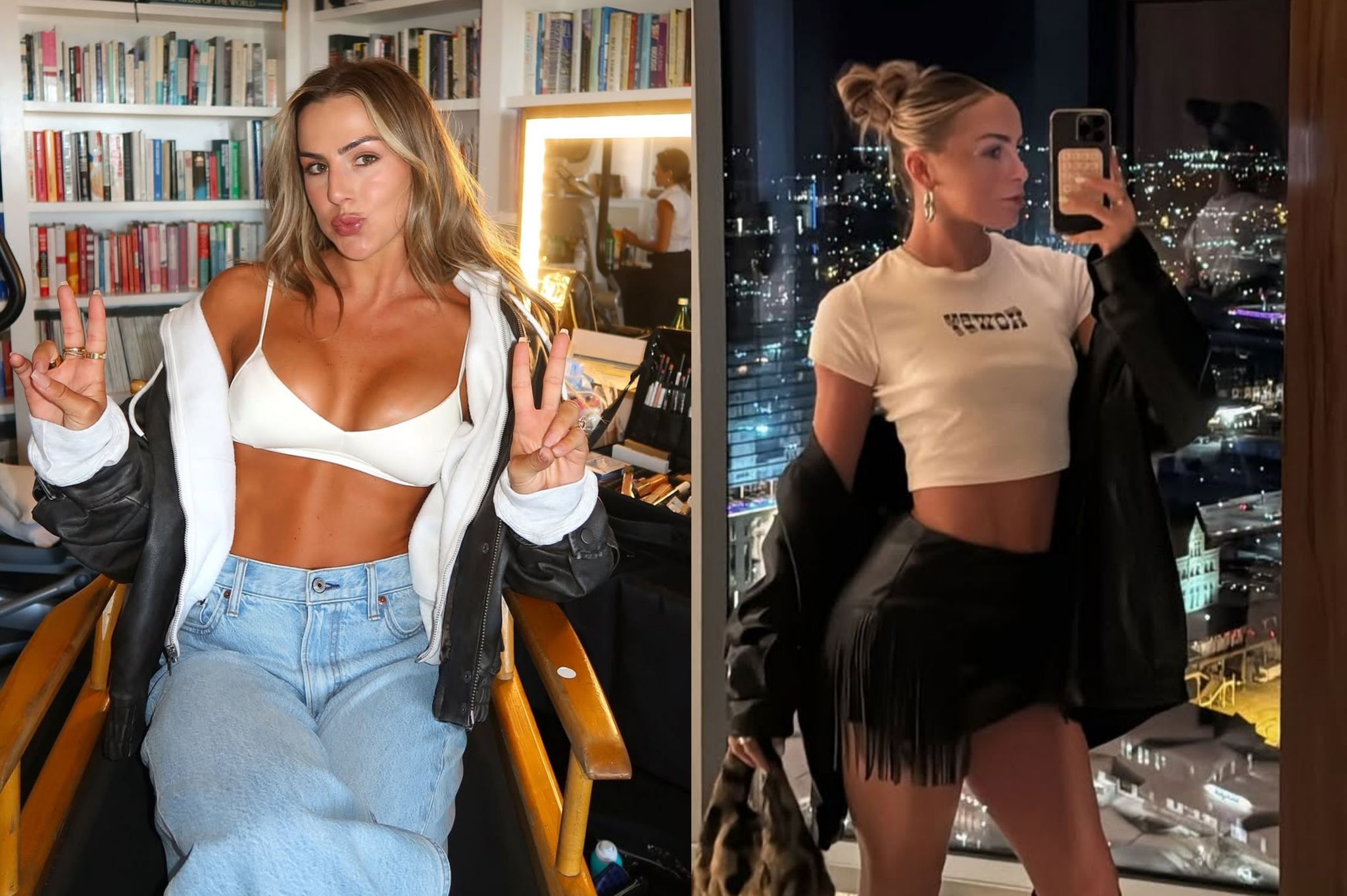 Hanna Cavinder gives her sister Haley a big reason