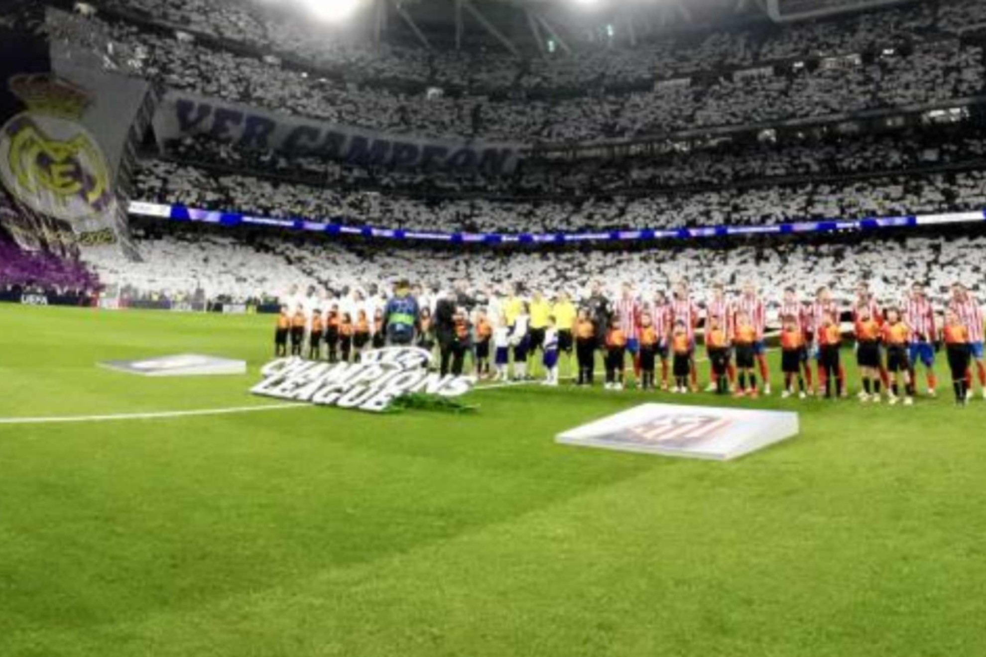 The Bernabeu will display a mosaic against Benfica with the messages No to racism and Respect