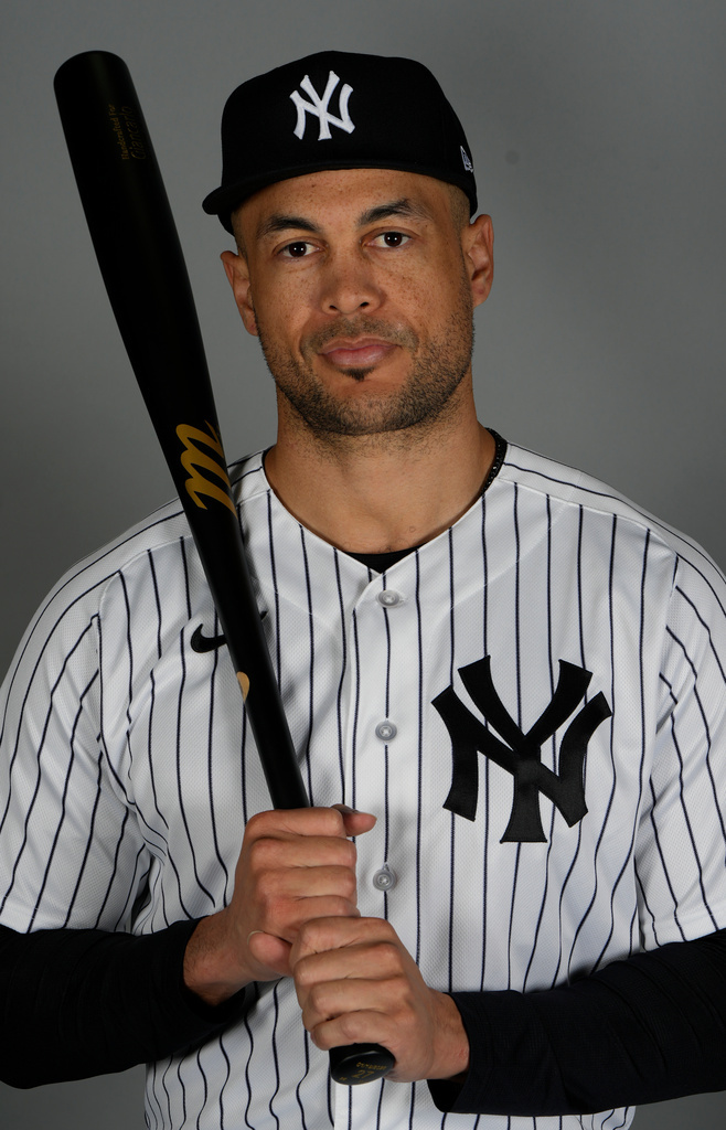 Giancarlo Stantons official New York Yankees picture for the 2026 MLB season.