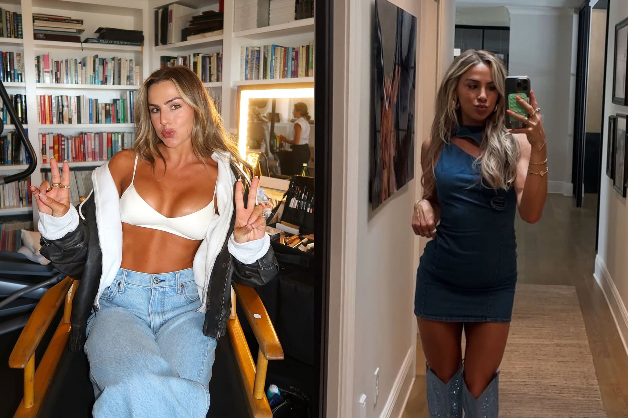 Haley and Hanna Cavinder are surprised