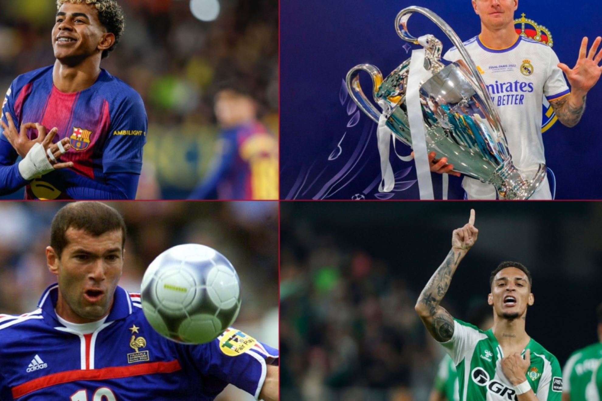 From Lamine Yamal to Zidane: five stars who reached their peak despite pubalgia