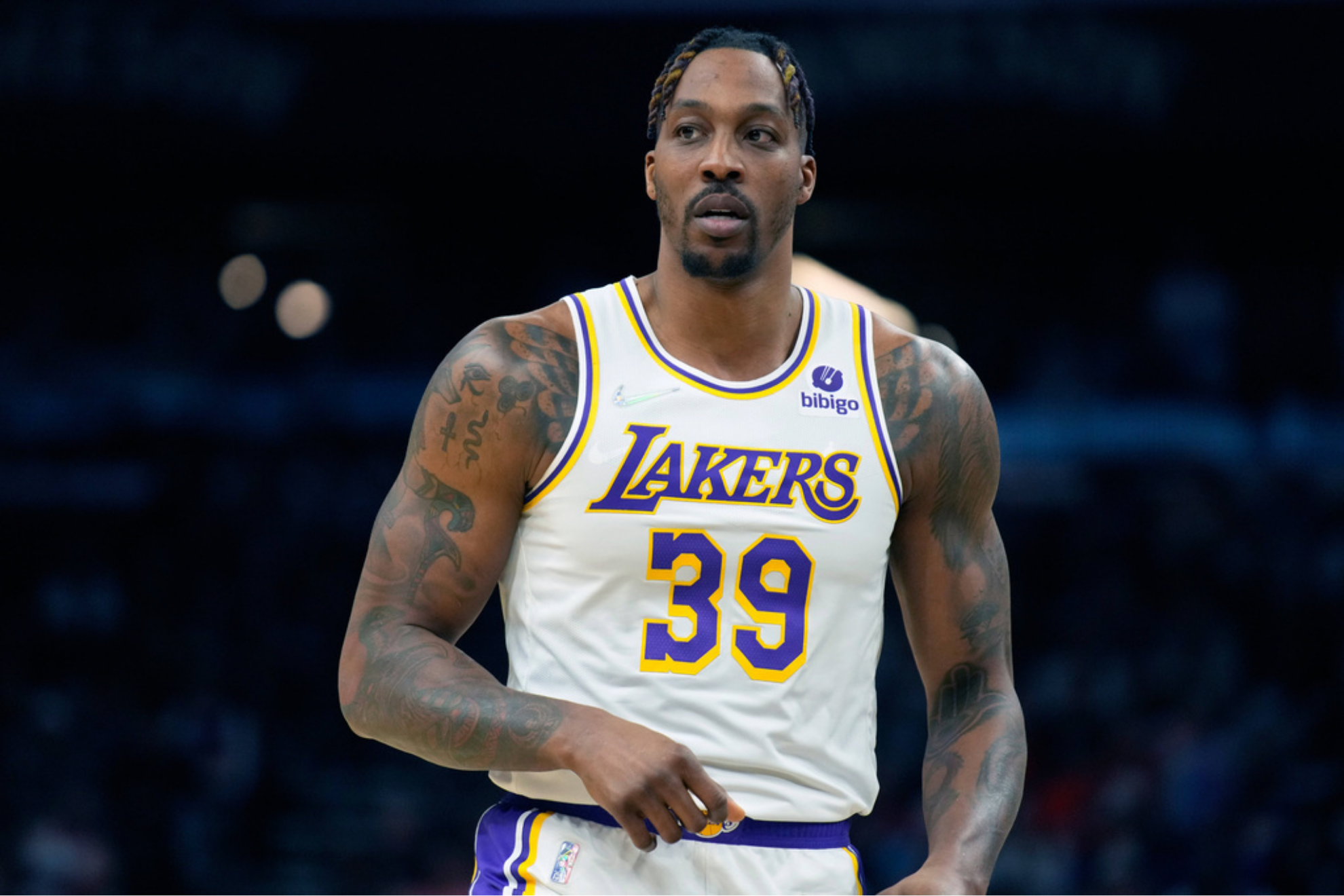 Former Los Angeles Lakers center Dwight Howard