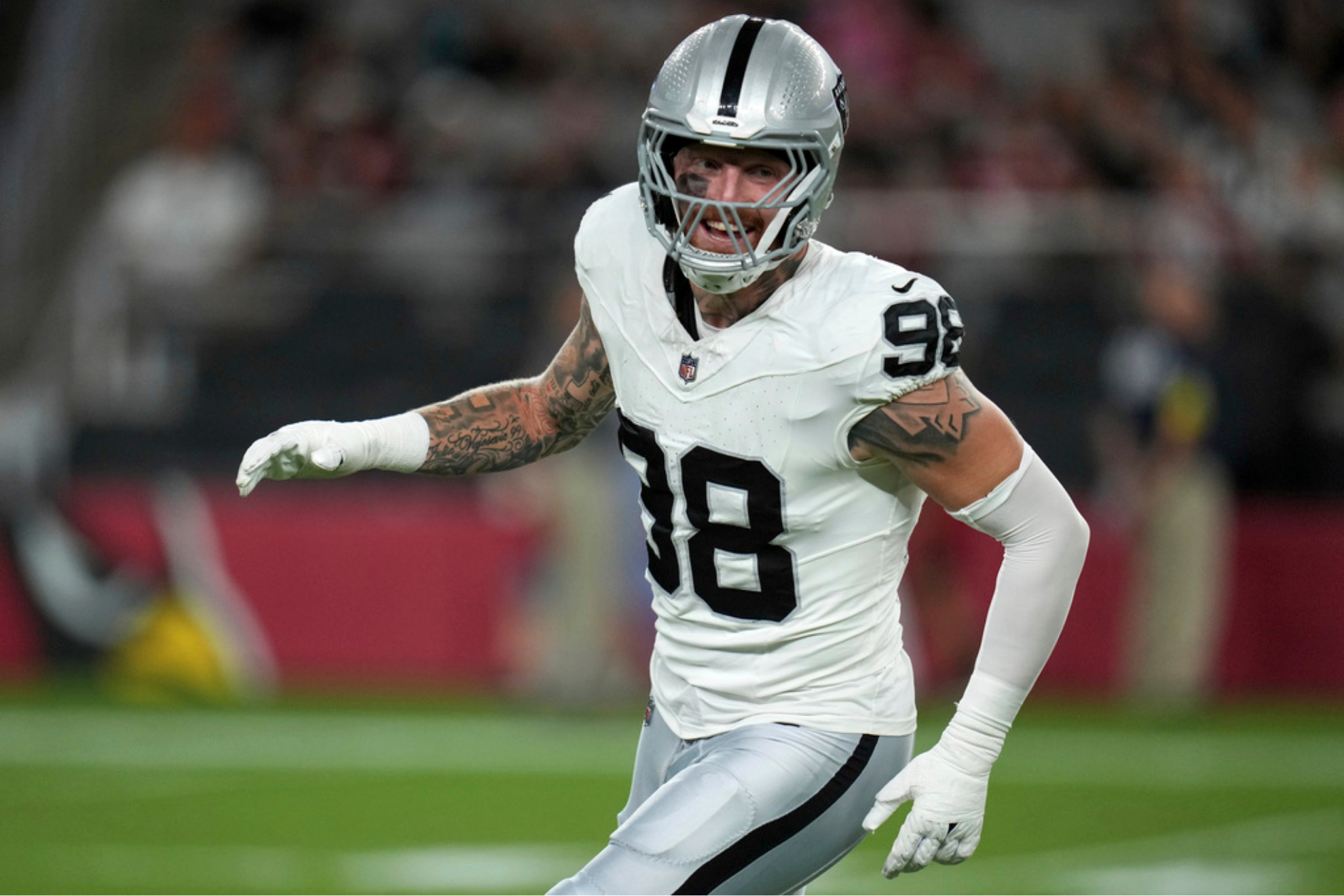 Las Vegas Raiders defensive end Maxx Crosby