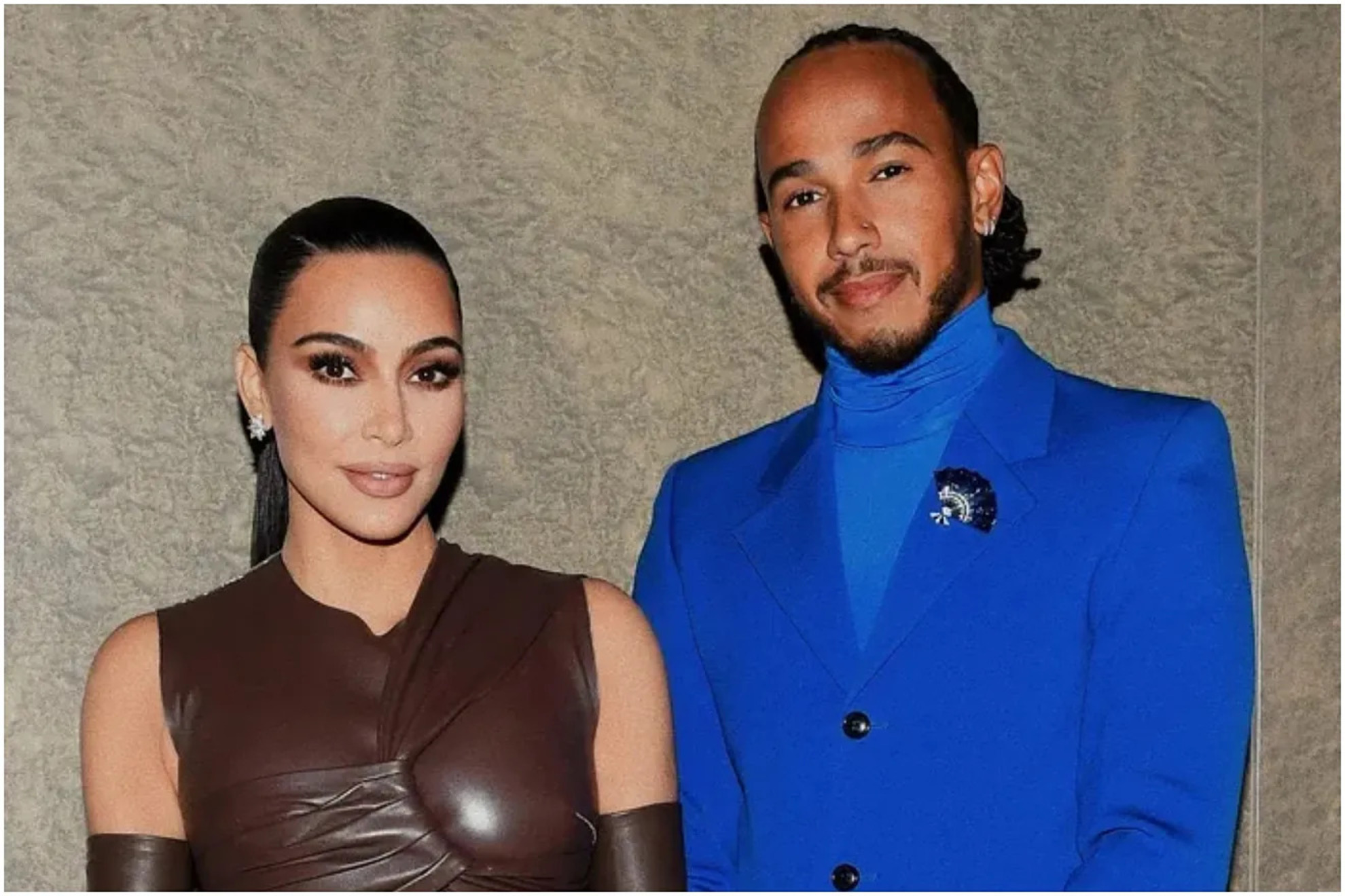 Kim Kardashian and Lewis Hamilton