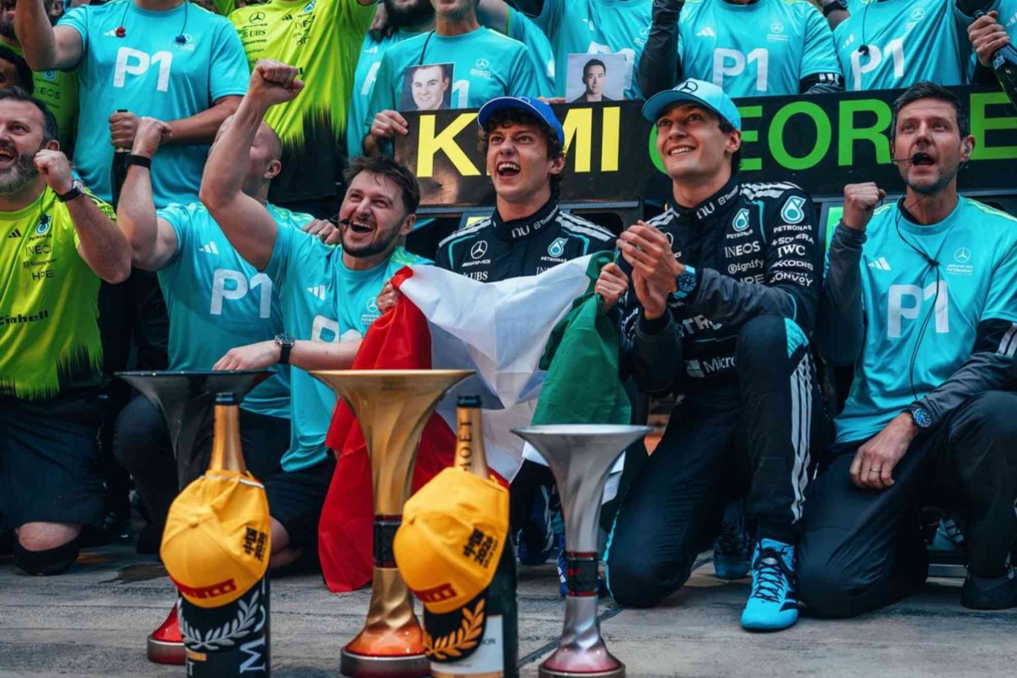 Russell secured second place, giving Mercedes a dominant one-two finish that highlighted the teams strong pace early in the season