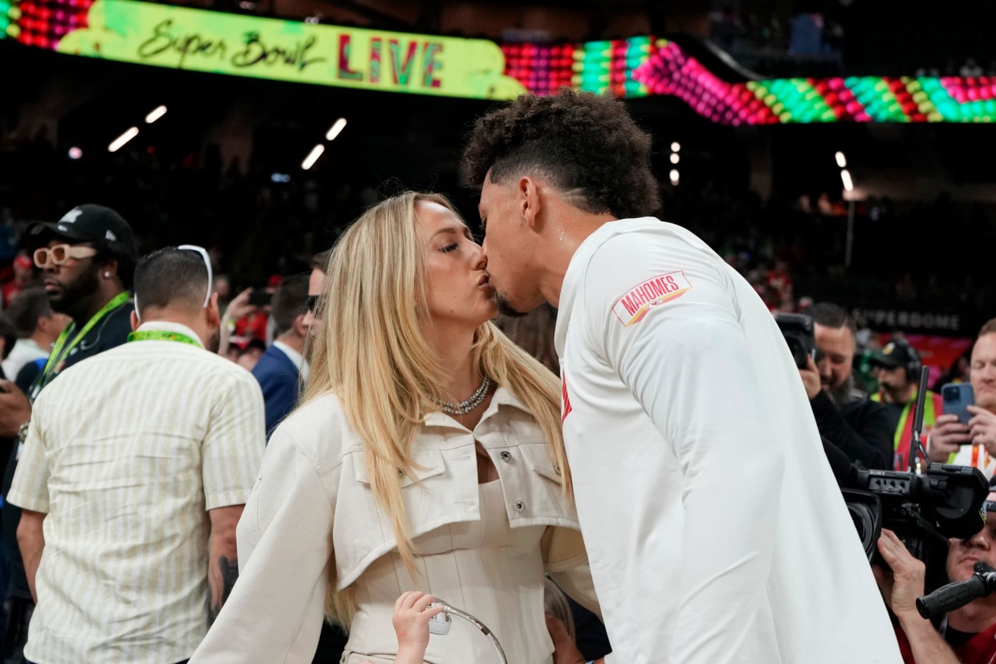 What did Brittany Mahomes' rehabilitation involve to recover from her back fracture? She's already back at the gym