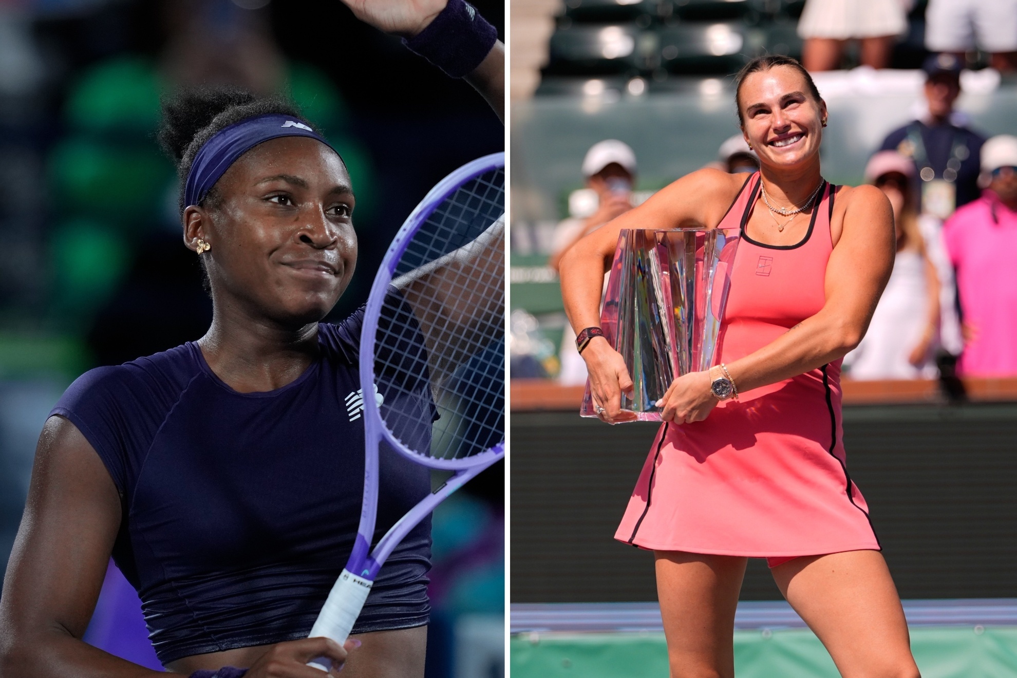 Coco Gauff and Aryna Sabalenka