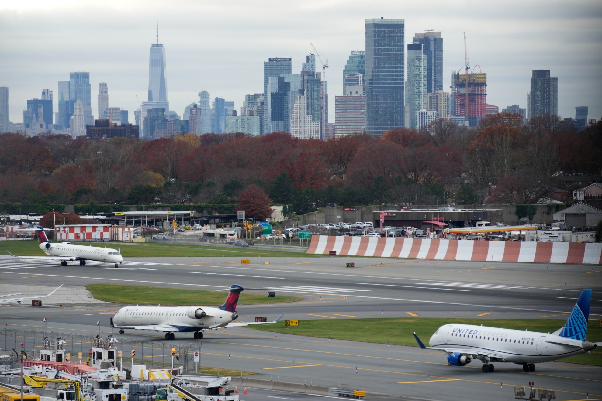 Air Canada jet collides with firetruck at LaGuardia, injuring four