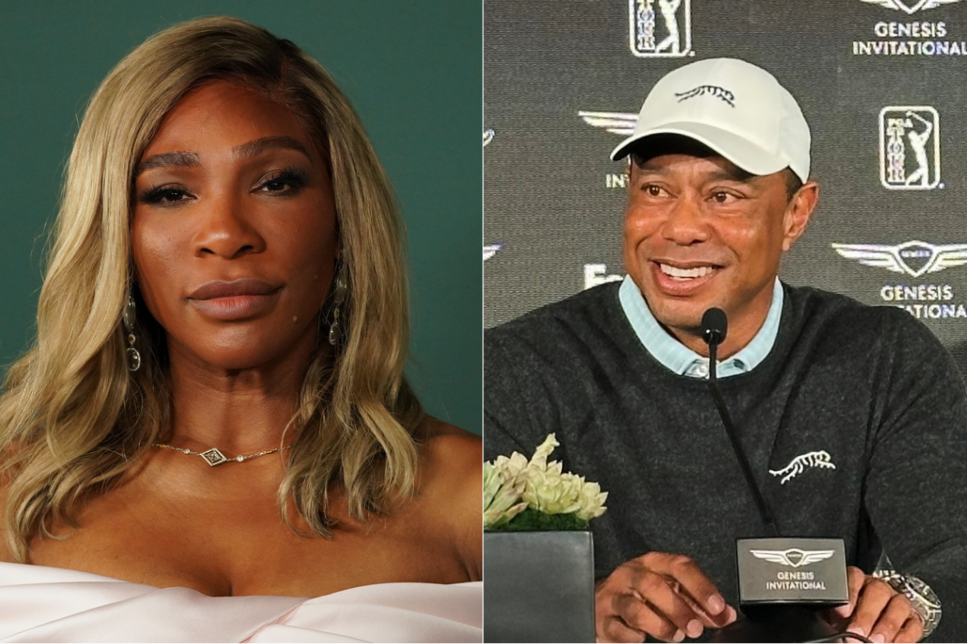 Serena Williams & Tiger Woods