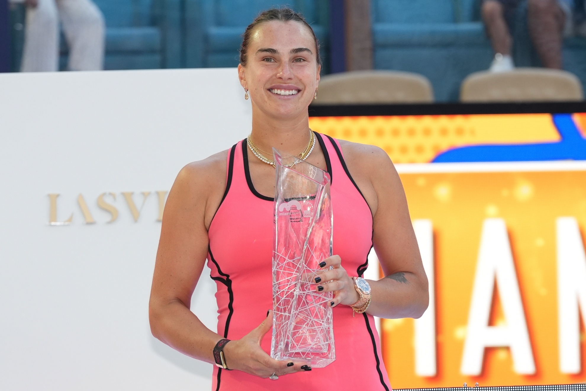 Aryna Sabalenka secured the Sunshine Double with Miami Open victory.