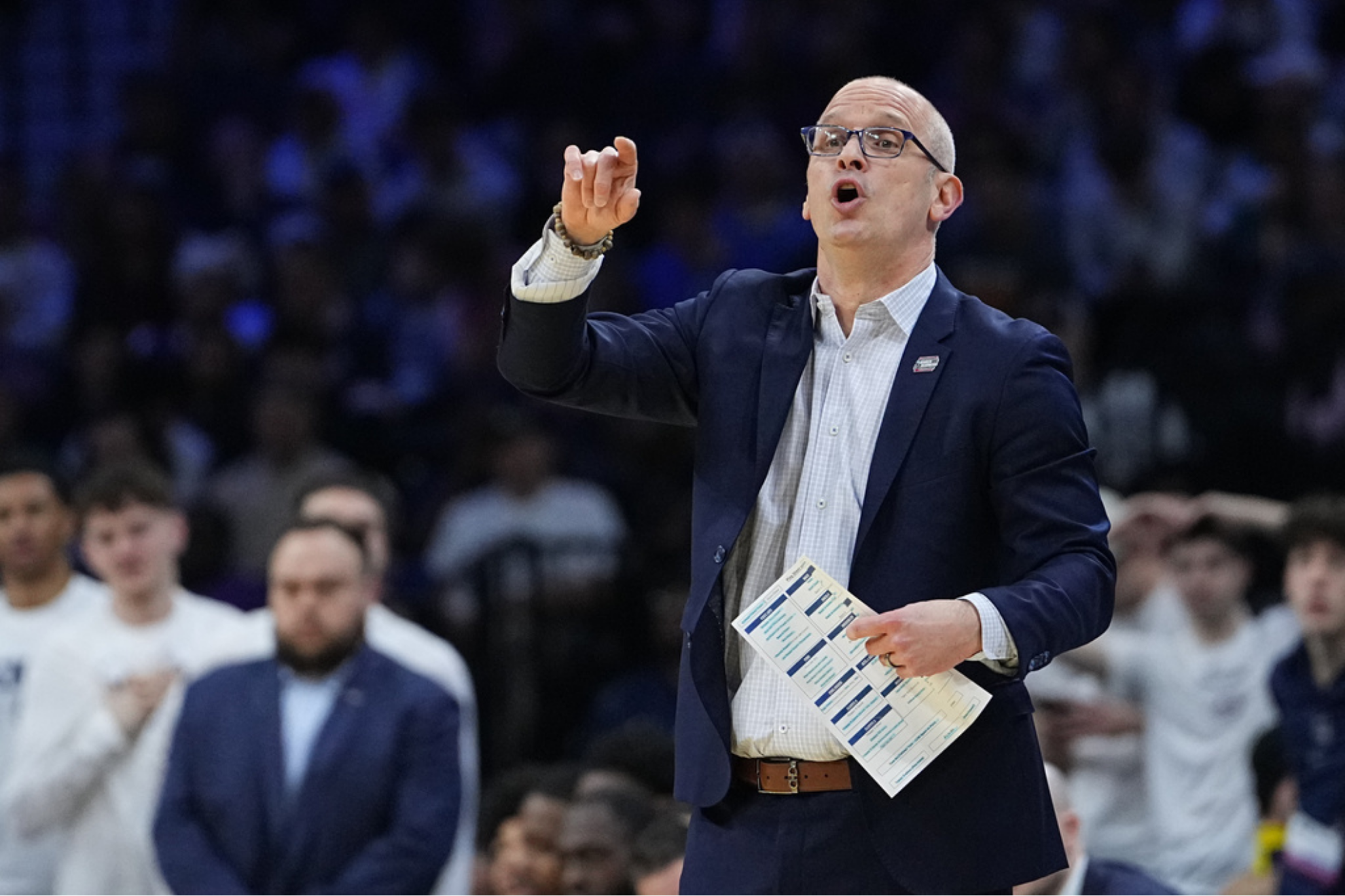 UConn head coach Dan Hurley