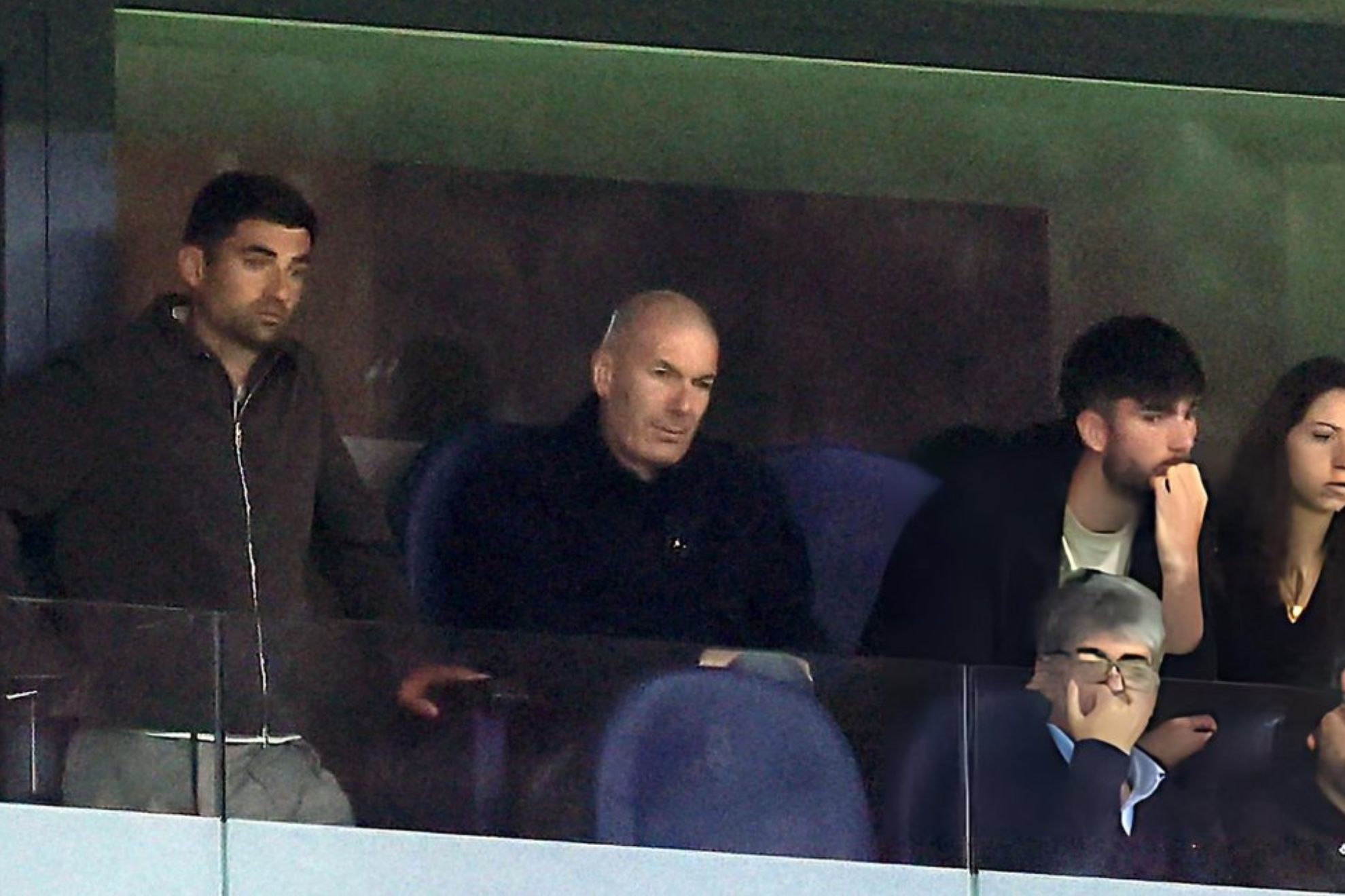 Zinedine Zidane at Santiago Bernab�u Stadium