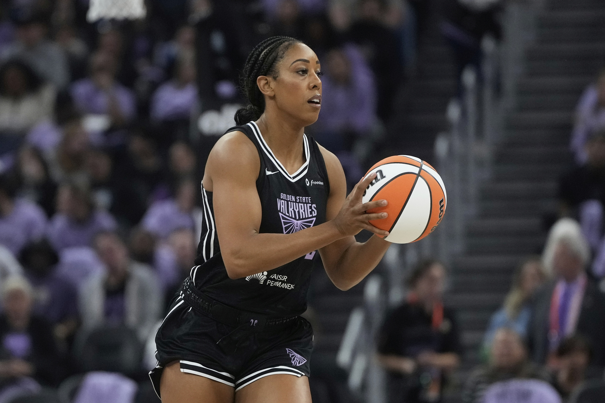 Monique Billings in action