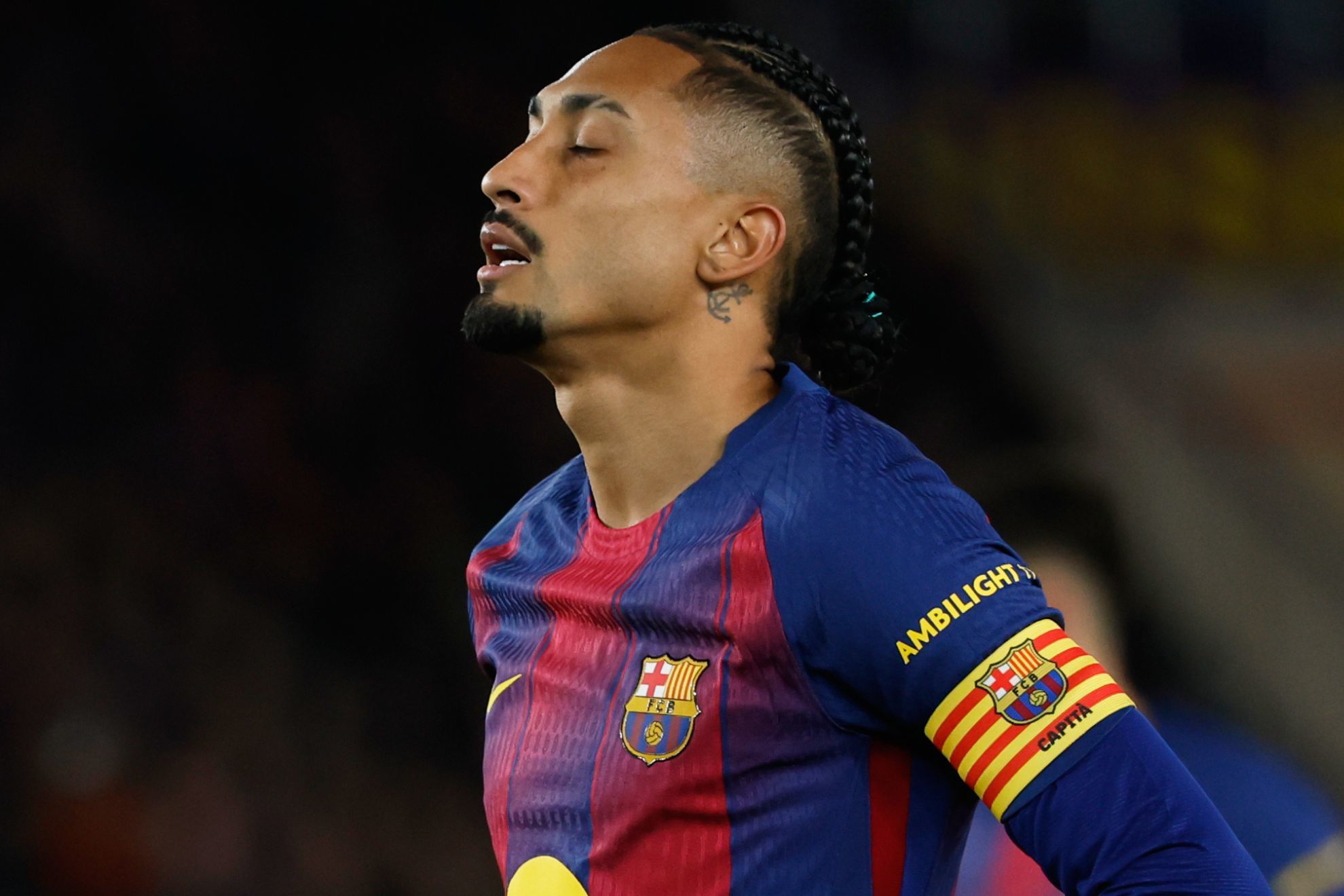 Raphinha slams officiating as Barcelona crashes out of the Champions League