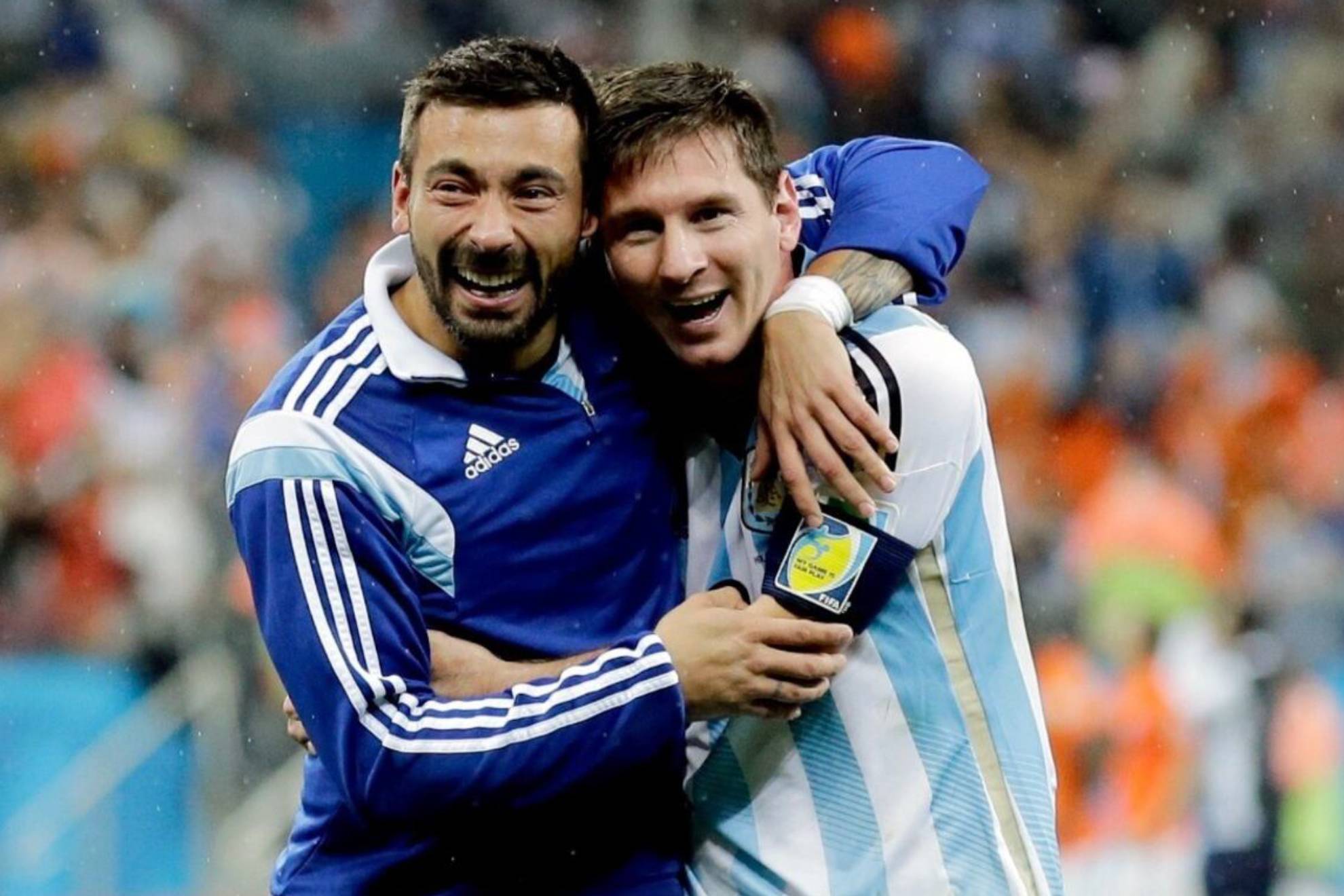 Lavezzi and Messi /