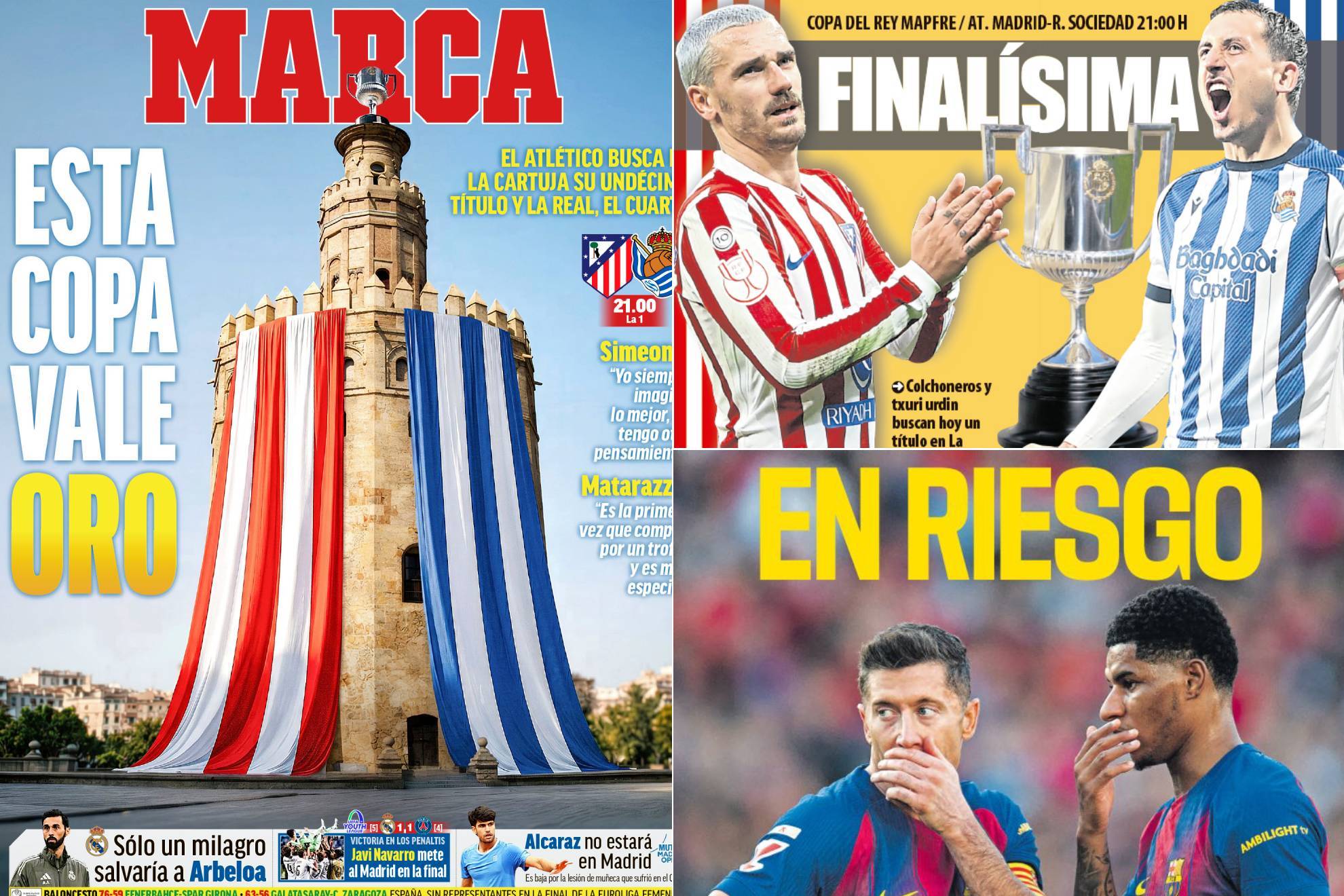 Las portadas: una Copa que vale oro