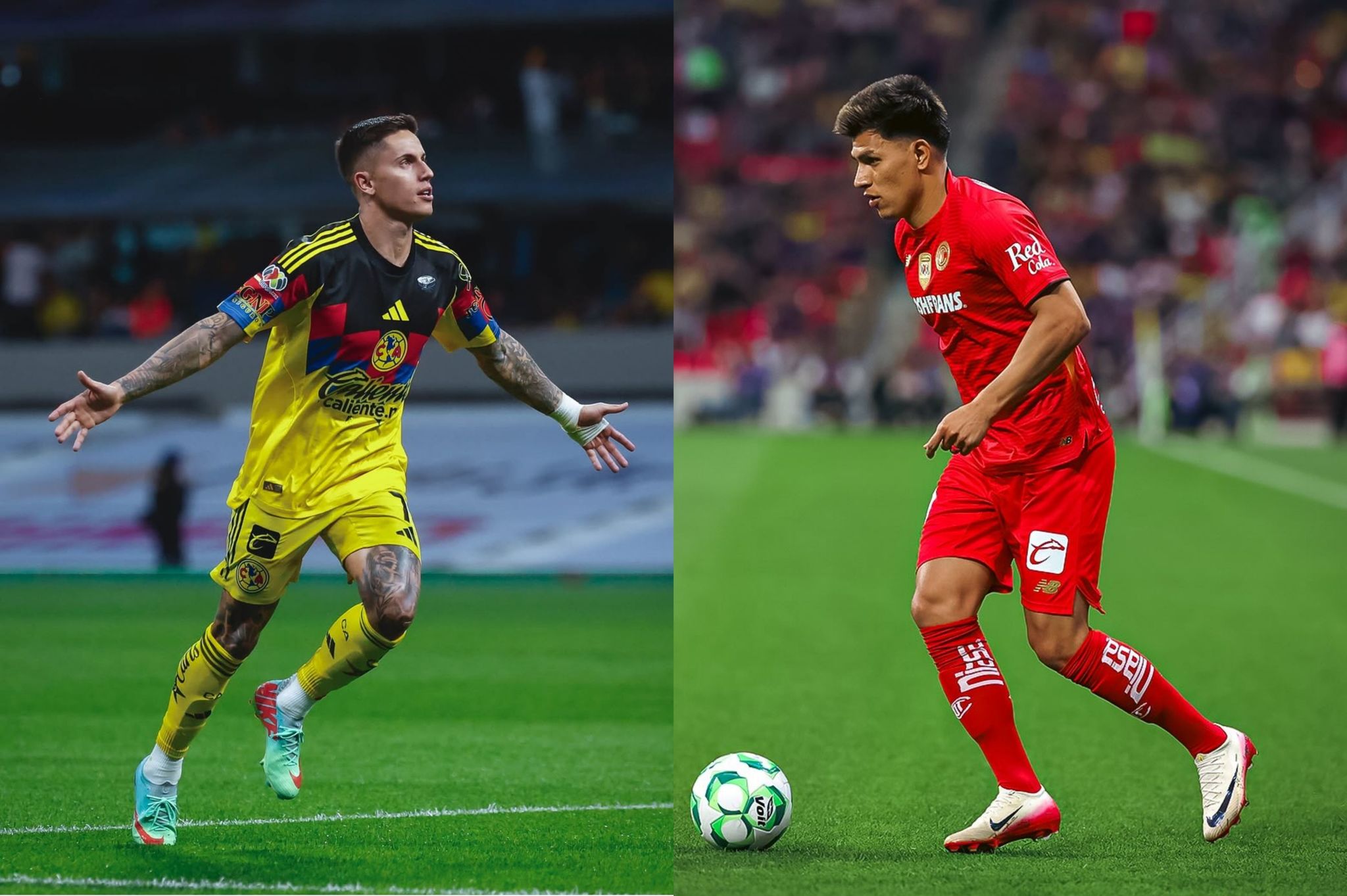 Club America beats Toluca in a match that became intense