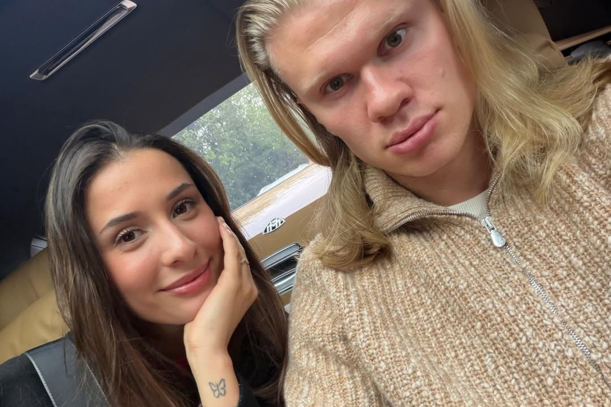 Erling Haaland explained why his girlfriend, Isabel Haugseng Johansen, was upset after the match vs. Arsenal