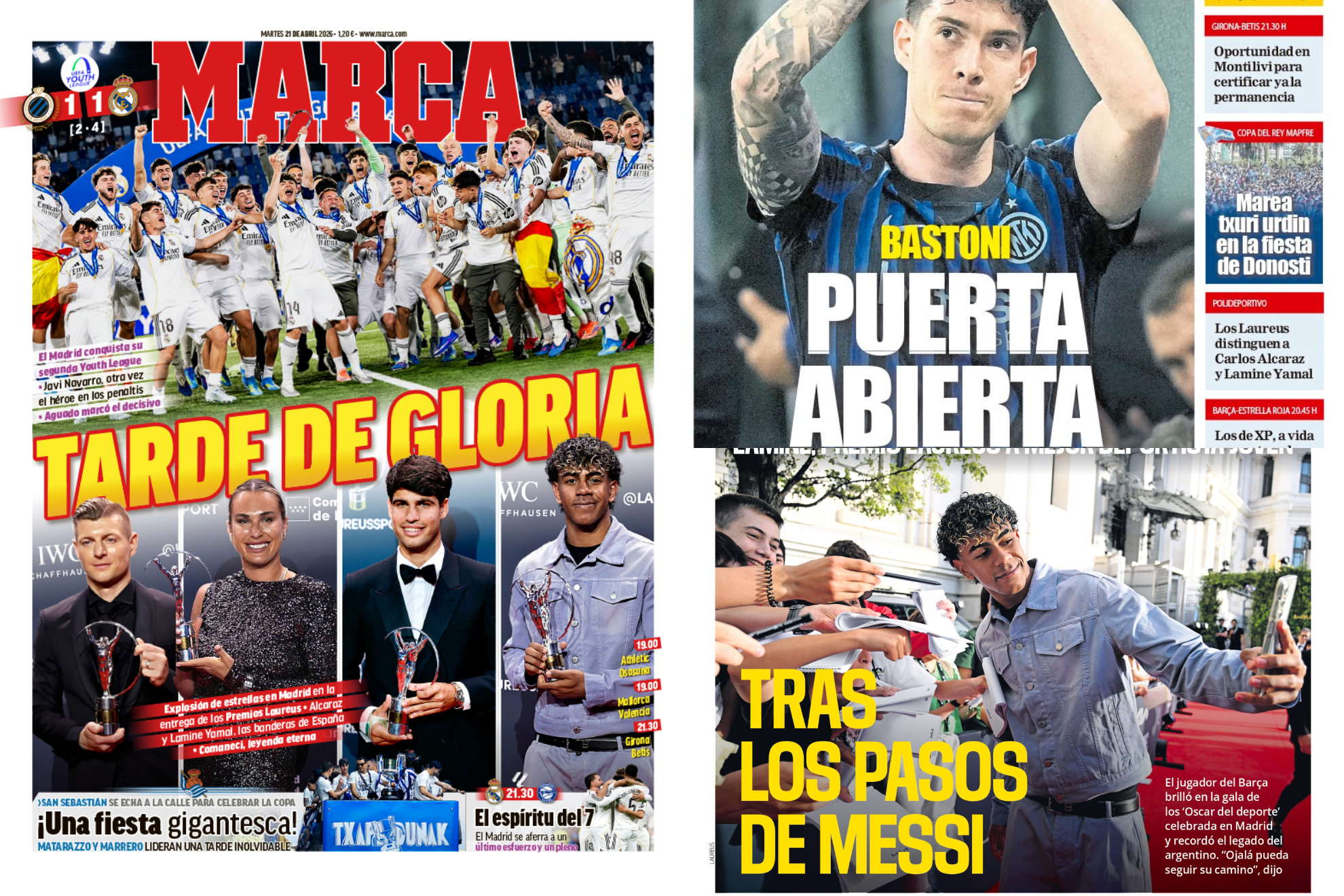 Las portadas del d�a