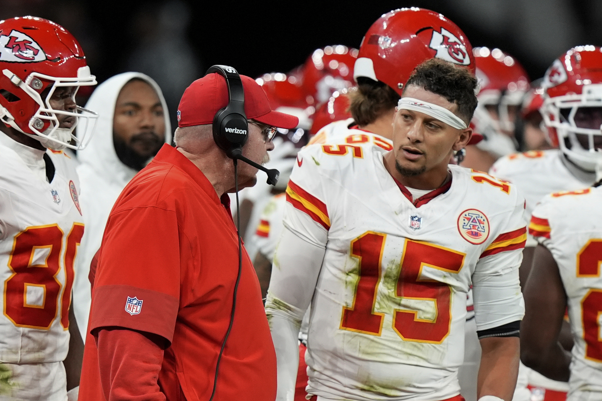 Andy Reid and Patrick Mahomes