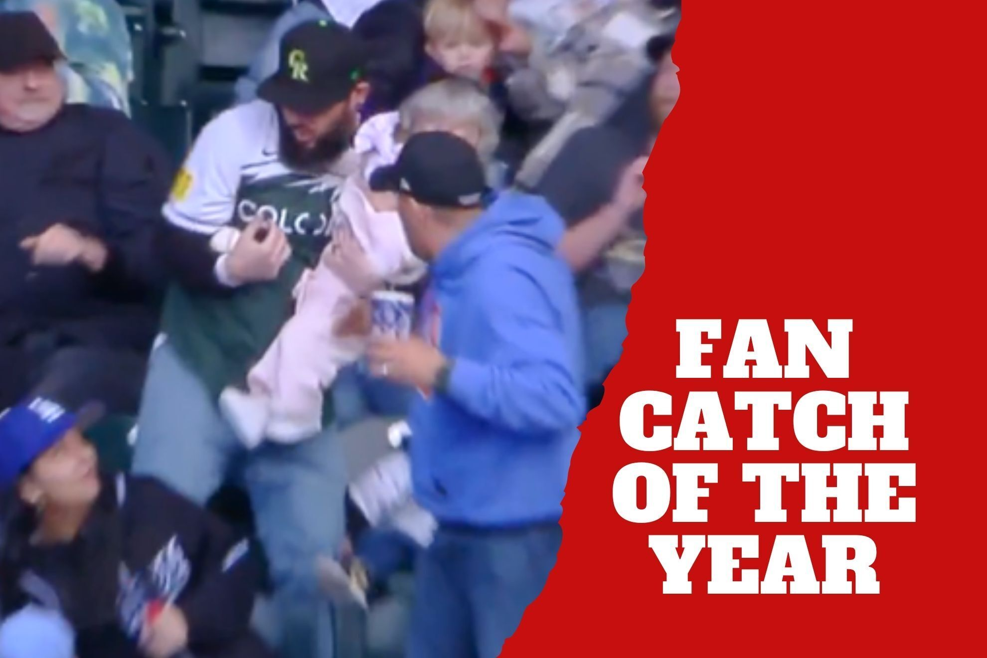 A fan catch becomes one of the most memorable moments of the MLB season