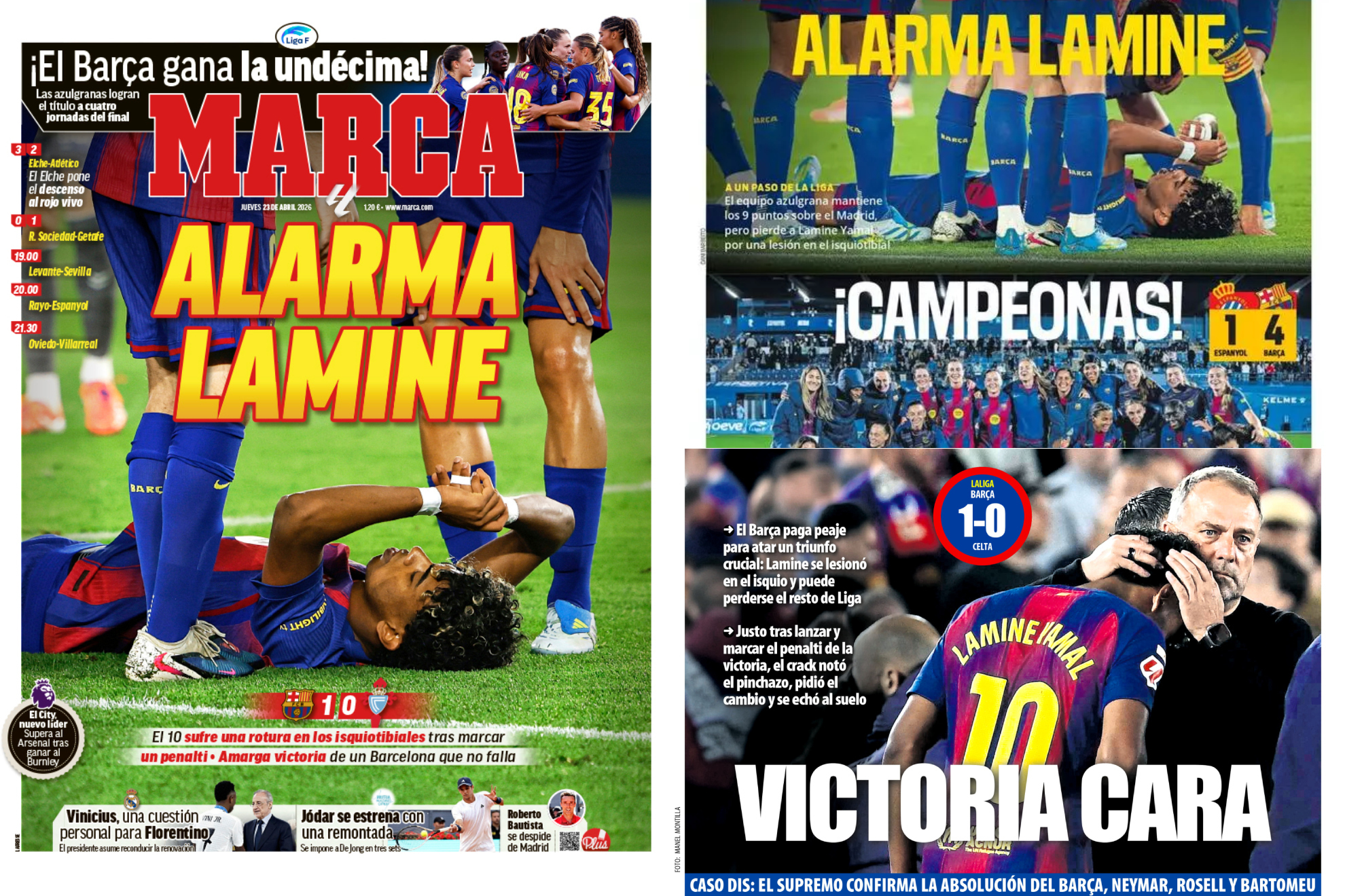 Las portadas del d�a
