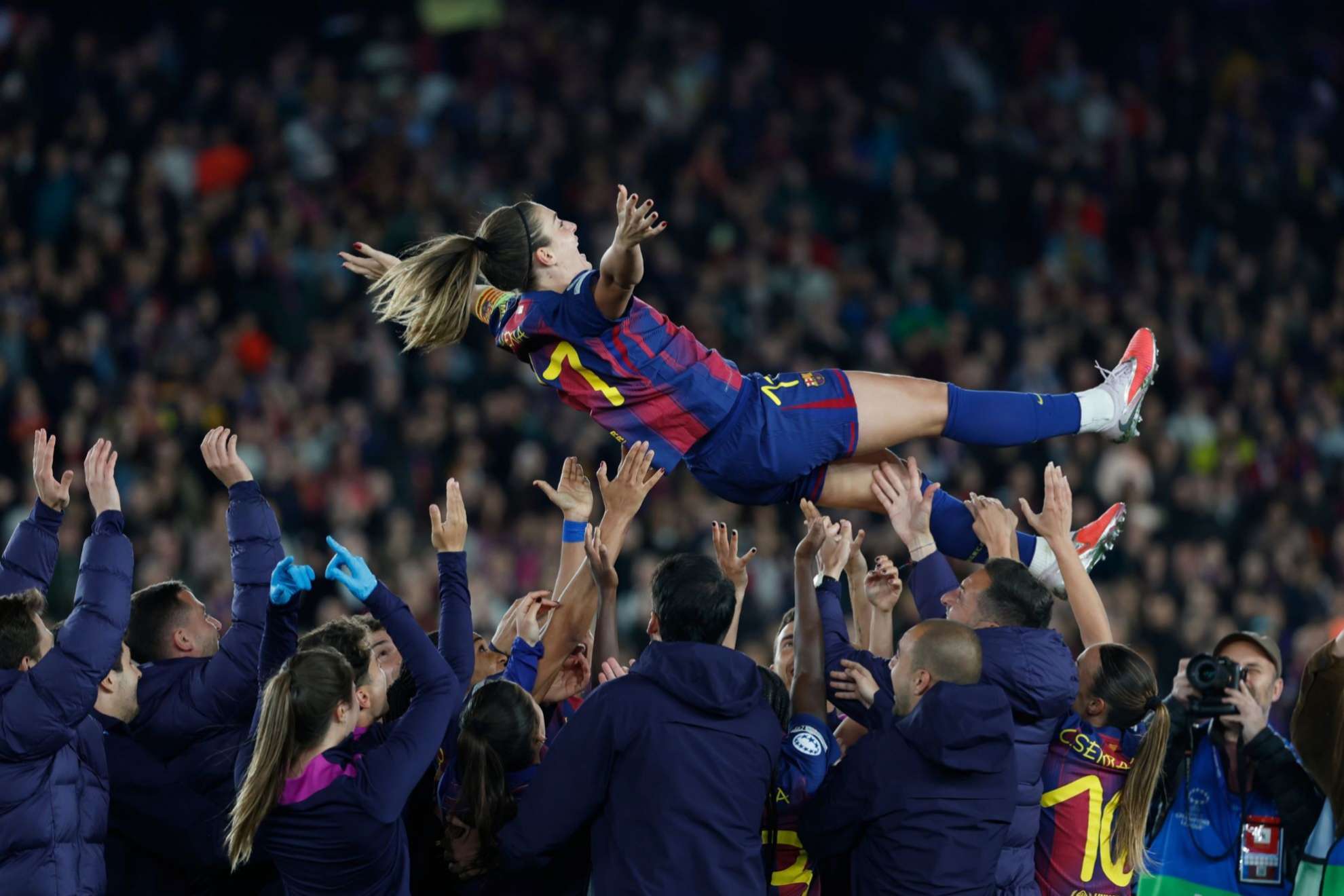 Alexia Puteras reaches milestone alongside Lionel Messi