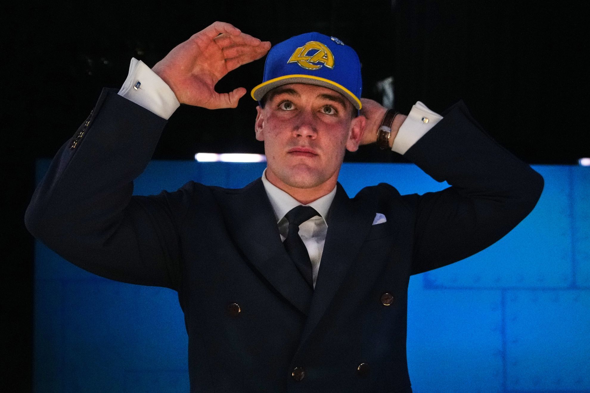 How Sean McVay handled the Ty Simpson pick with Matthew Stafford