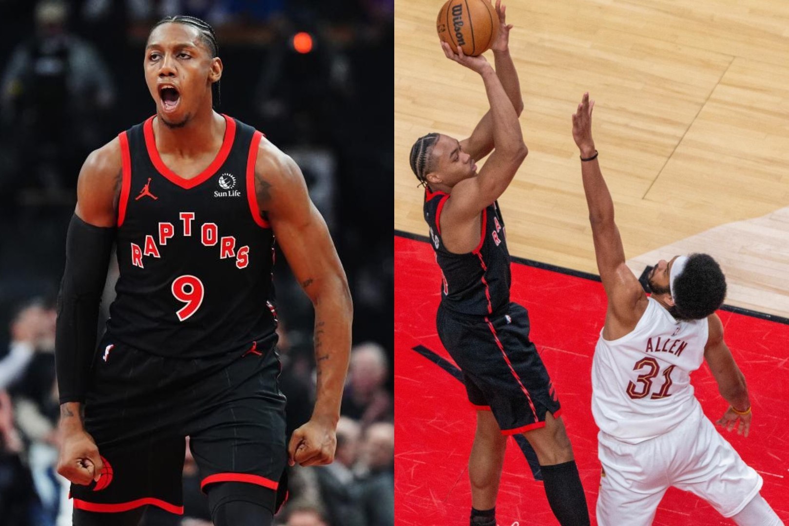 RJ Barrett y Scottie Barnes contienen a los Cavs y dan esperanza a los Raptors