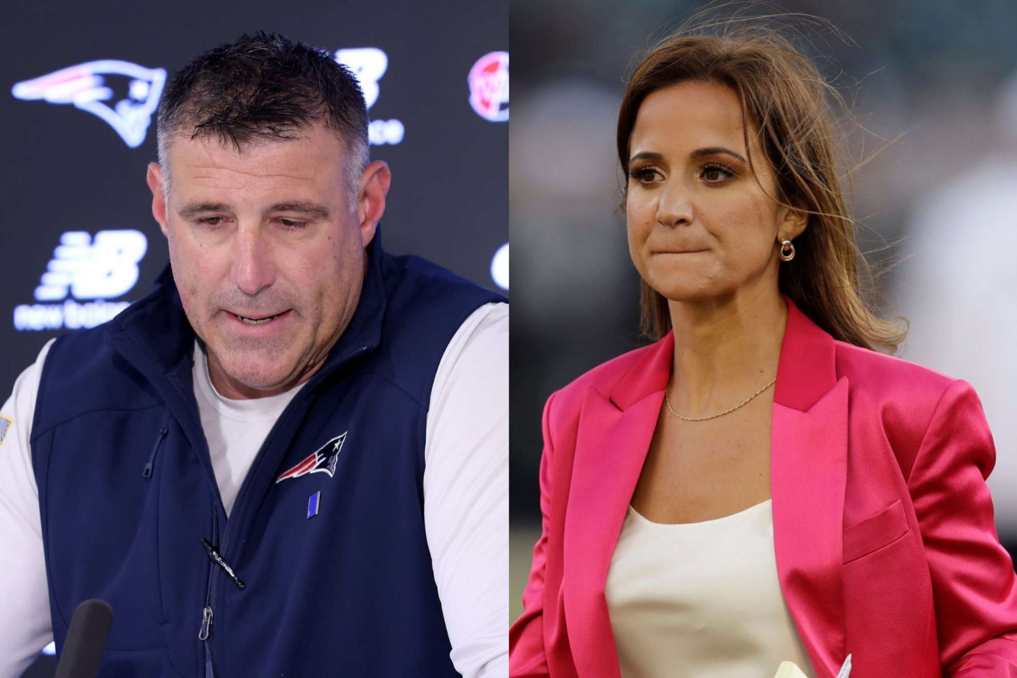 Dianna Russini asks about Mike Vrabel's wife in a resurfaced interview that  adds to the speculation | Marca