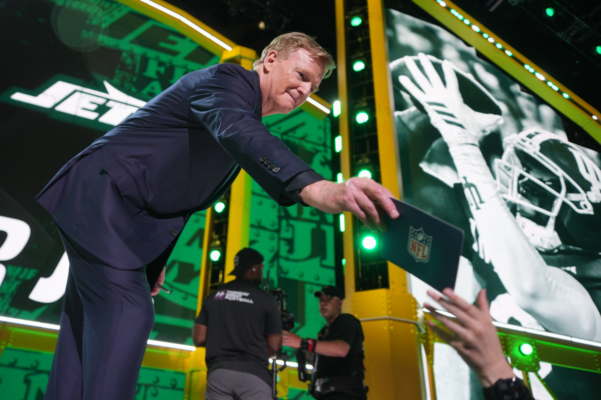 NFL Commissioner Roger Goodell addresses Vrabel-Russini controversy as Draft drama unfolds