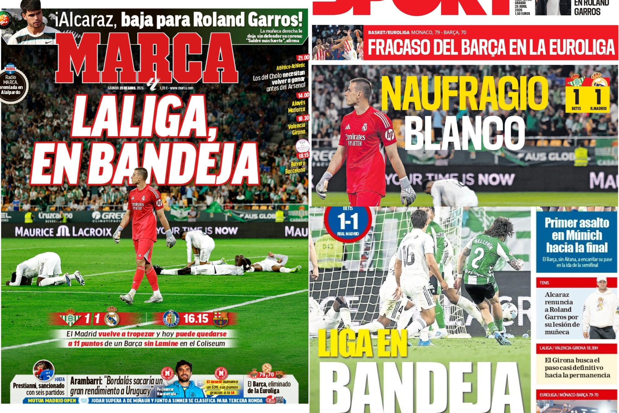 Las portadas del d�a