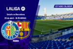 Getafe - Barcelona: horario y dónde ver hoy en TV el partido de LaLiga EA Sports