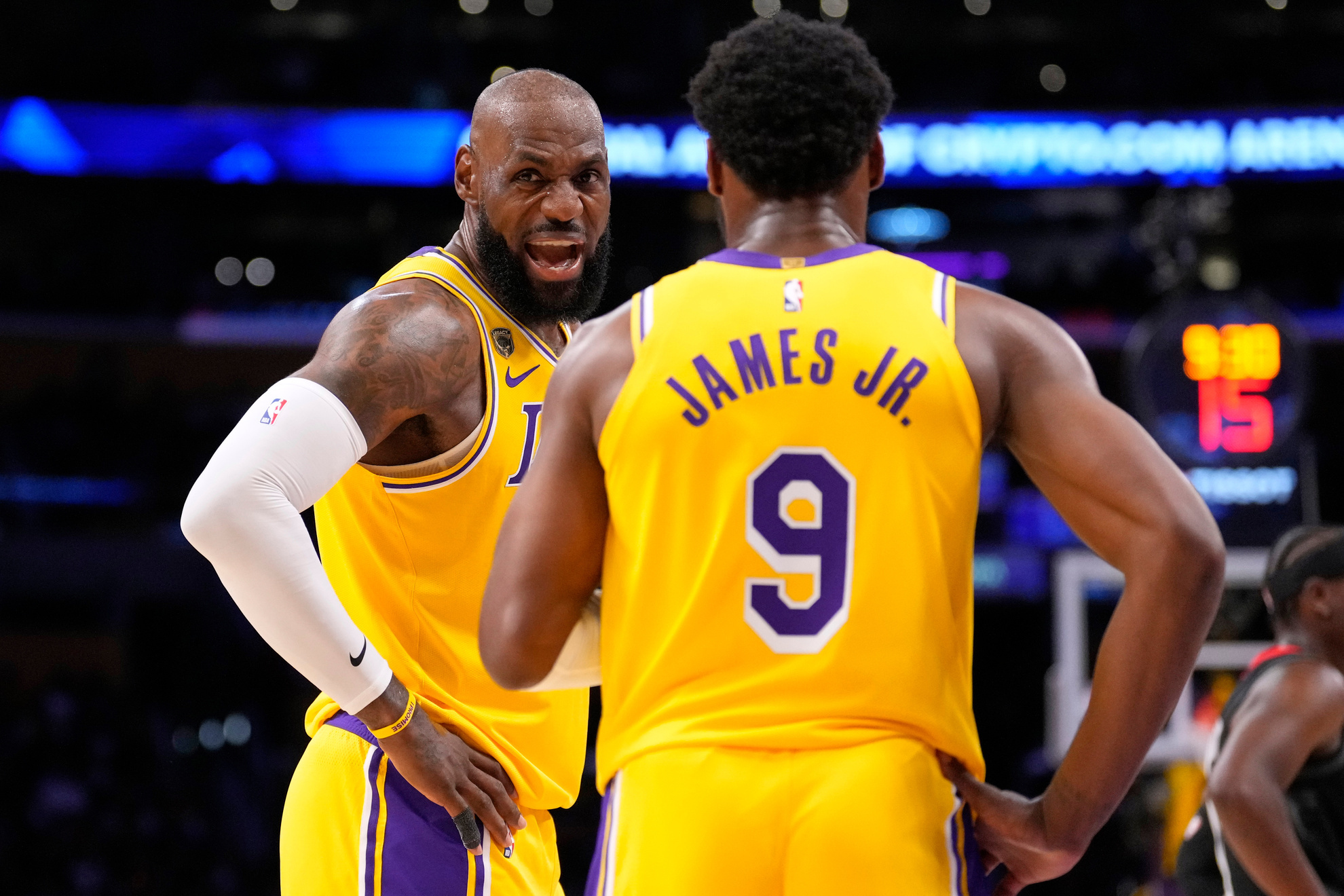 LeBron James and Bronny are starting to make their mark on the Lakers: "I was asking for it"